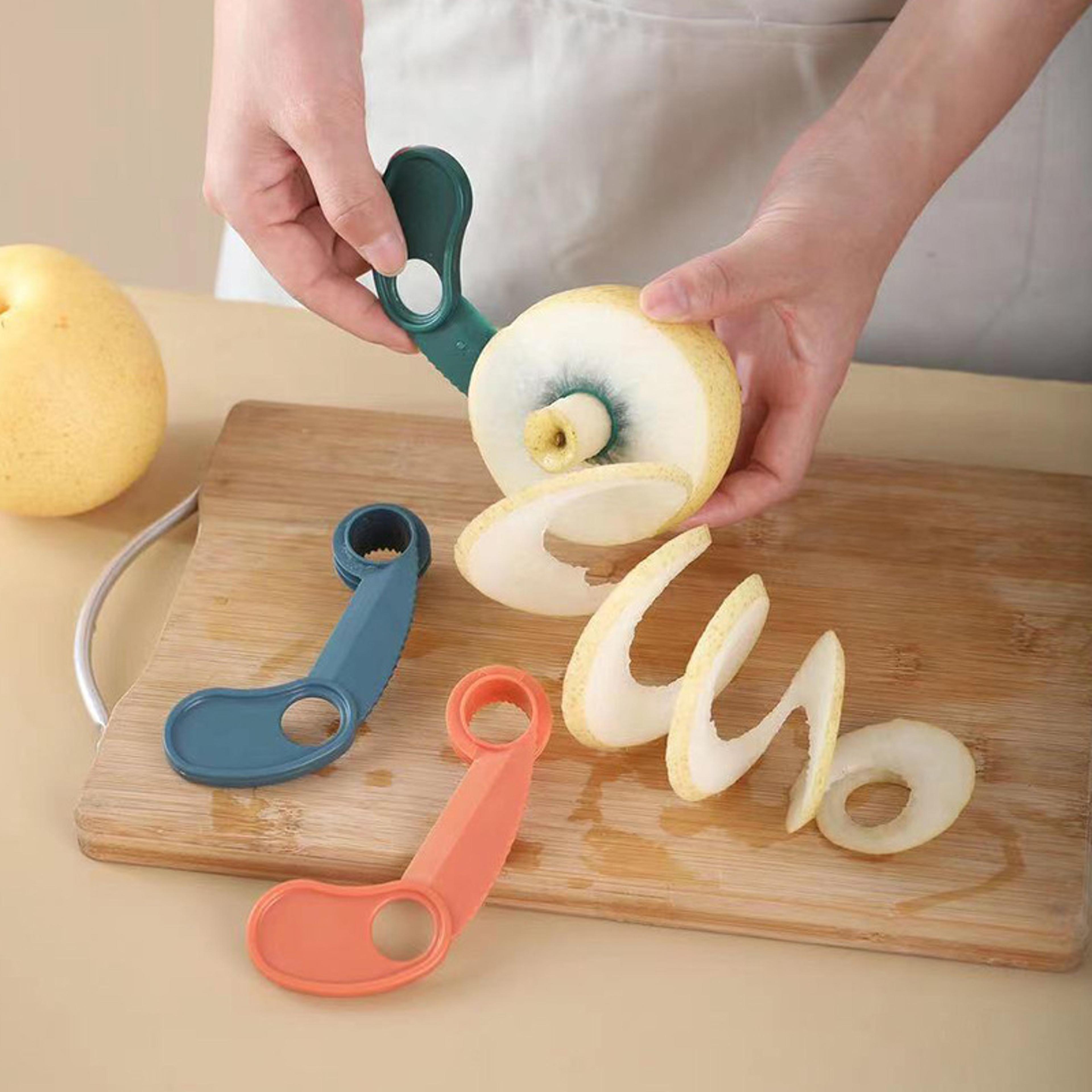 multi-function spiral cutter and slicer cucumber, potato, fruit vegetable roller cutter for easy kitchen prep