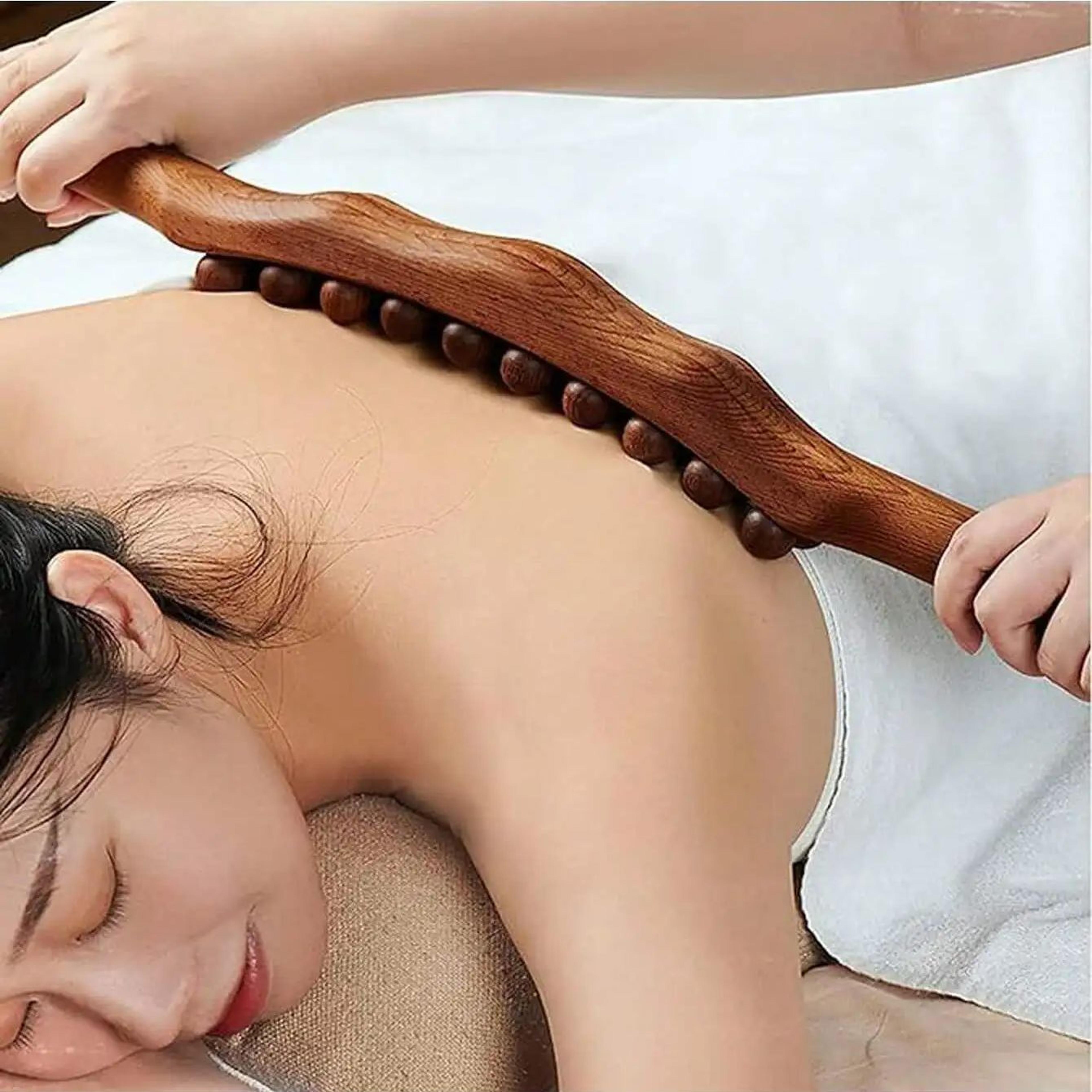 guasha back roller stick for relaxation & body contouring massage
