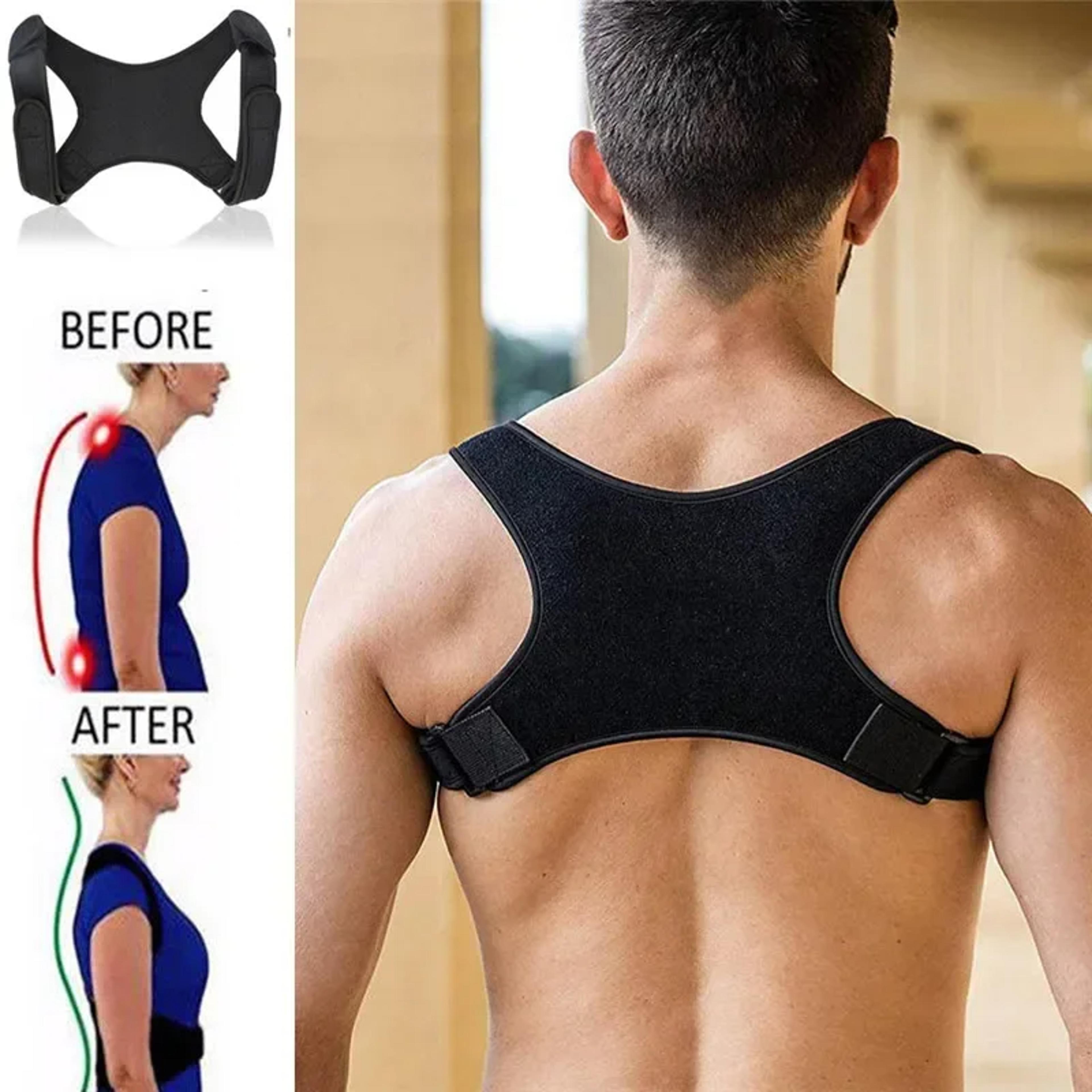 adjustable back posture corrector for shoulder support and humpback prevention