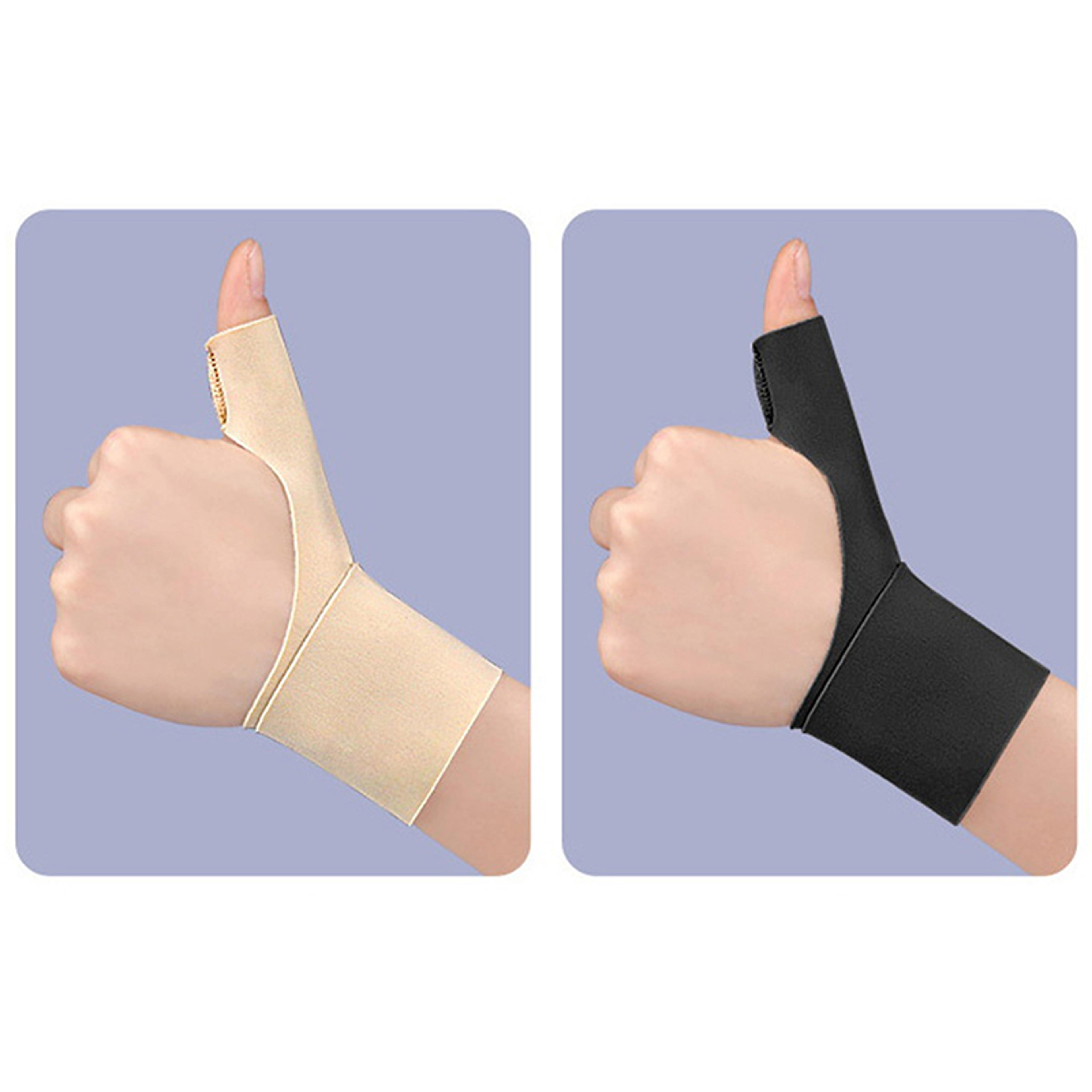 breathable high elastic thumb sleeves wrist support compression brace for tendonitis pain relief