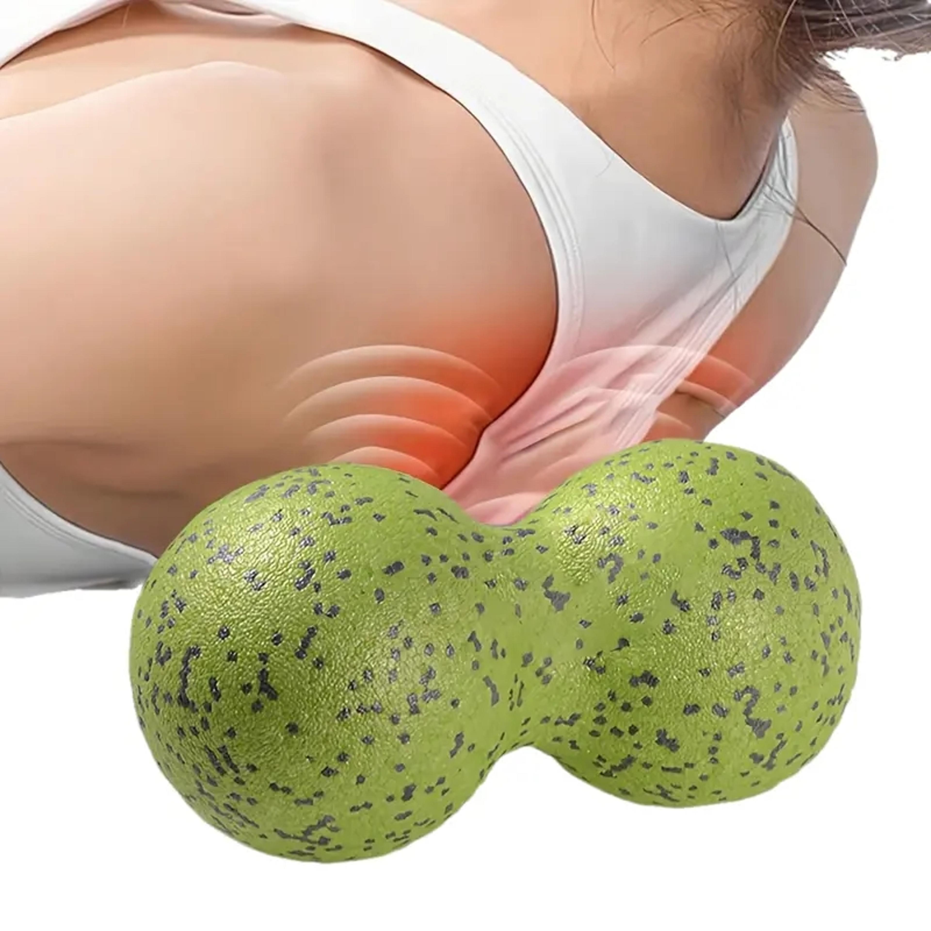 high-density peanut massage ball double long roller for deep tissue muscle relief