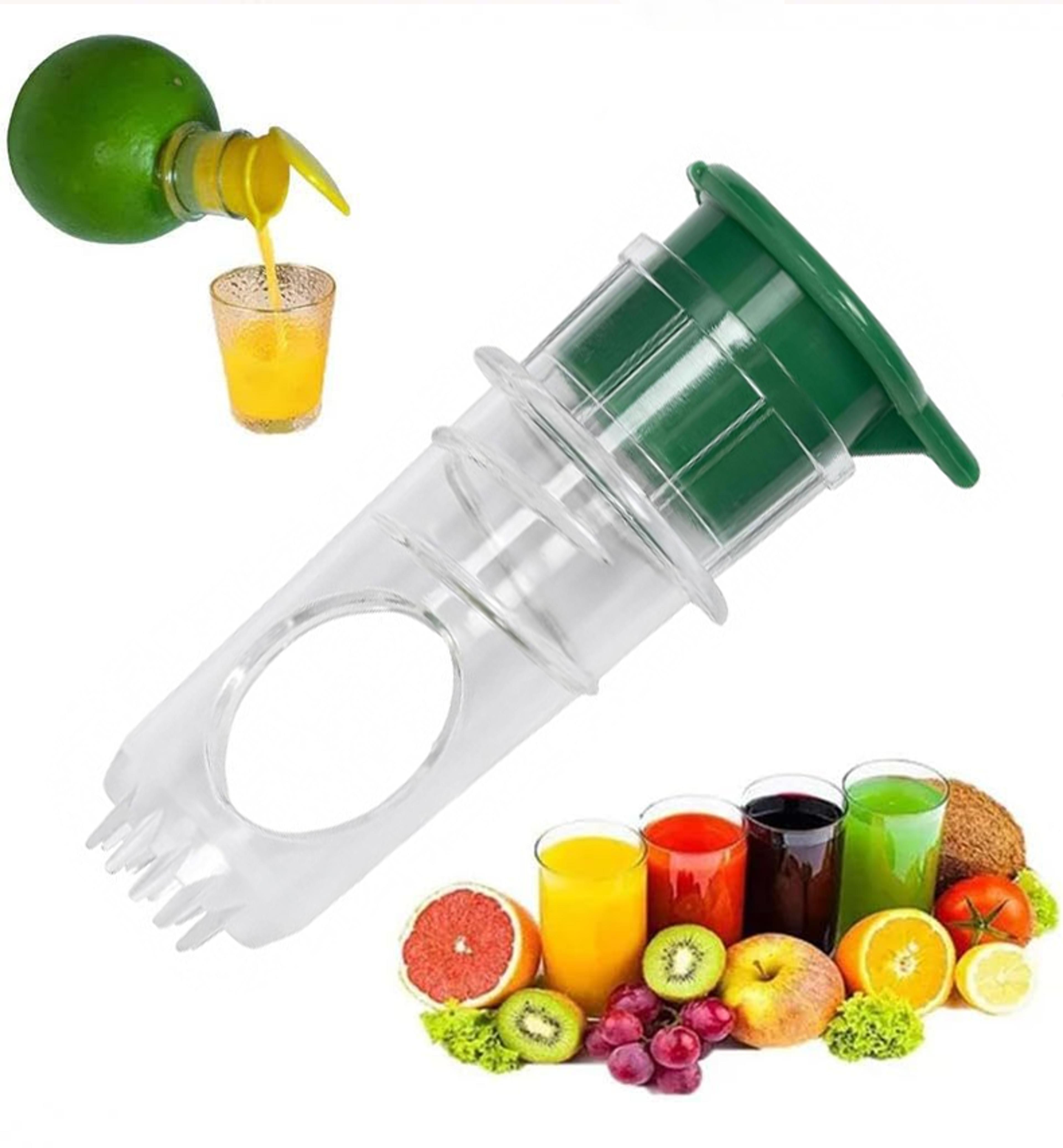 portable manual lemon juicer squeezer easy citrus extractor for lemon, orange, lime, & more