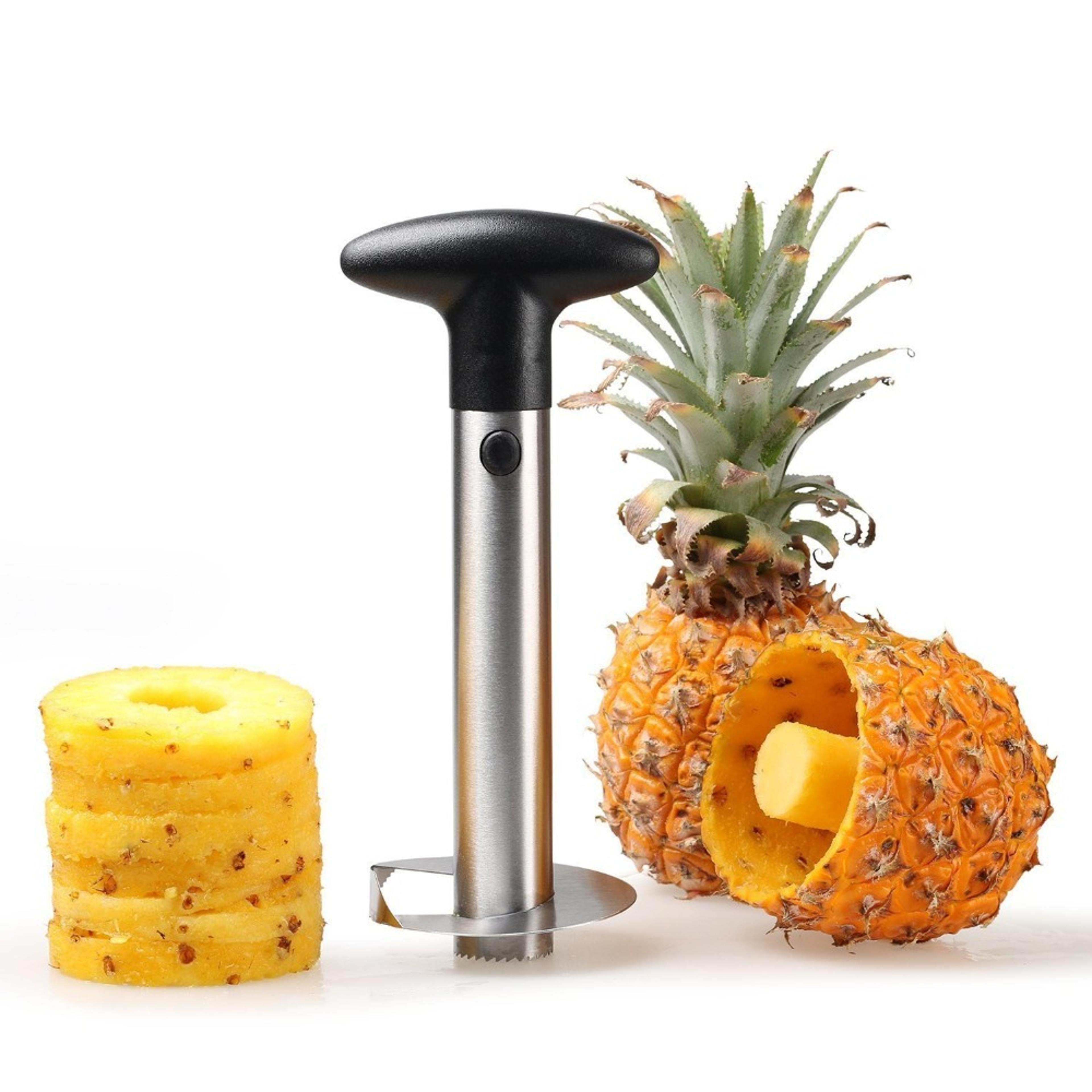 premium stainless steel pineapple corer & slicer cutter efficient kitchen gadget