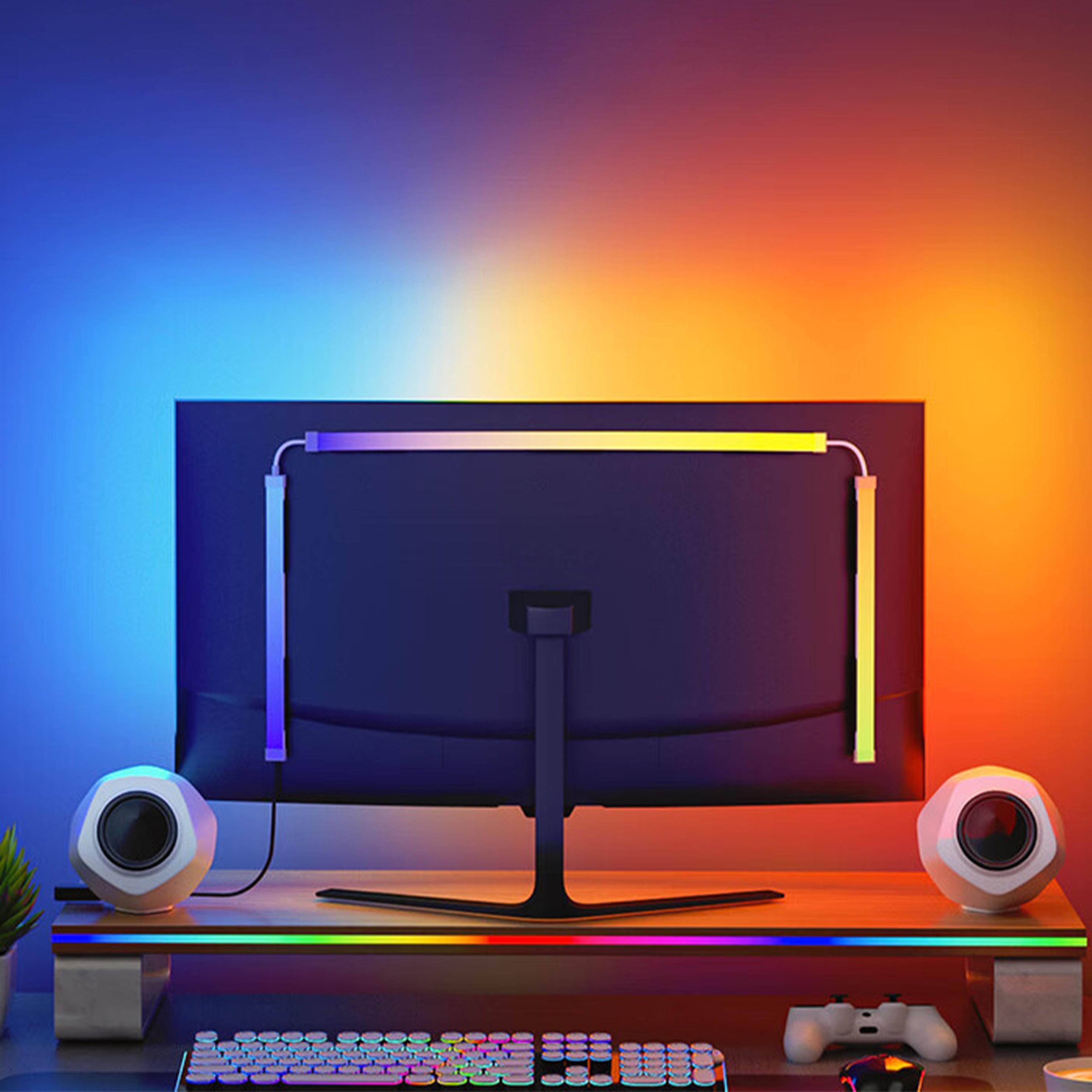 led strip lights for gaming pc usb sync backlight for monitors
