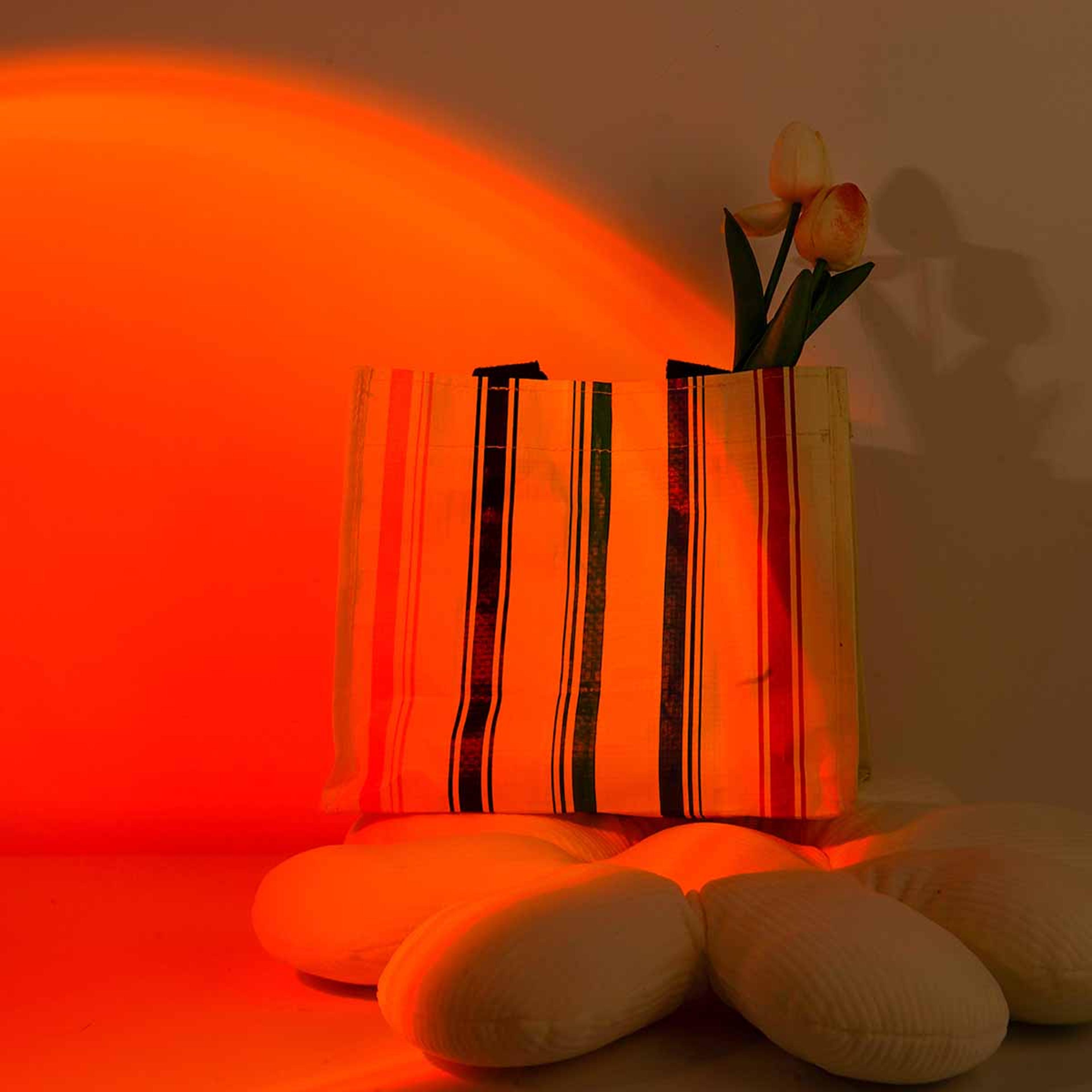 rgb sunset projection lamp color remote led sunset projector light