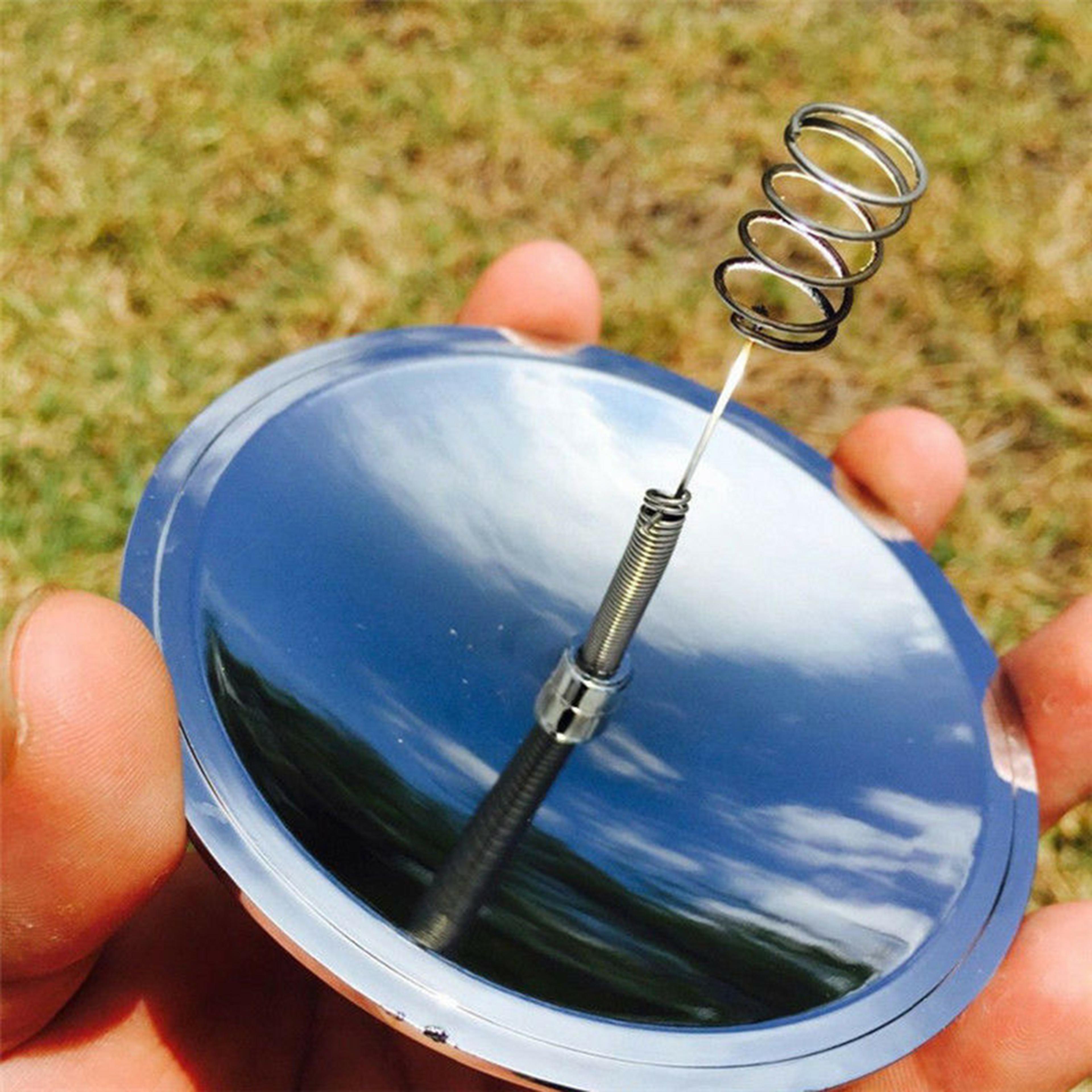 solar lighter for outdoor fire ignition waterproof & windproof emergency survival tool for camping, hiking, and travel