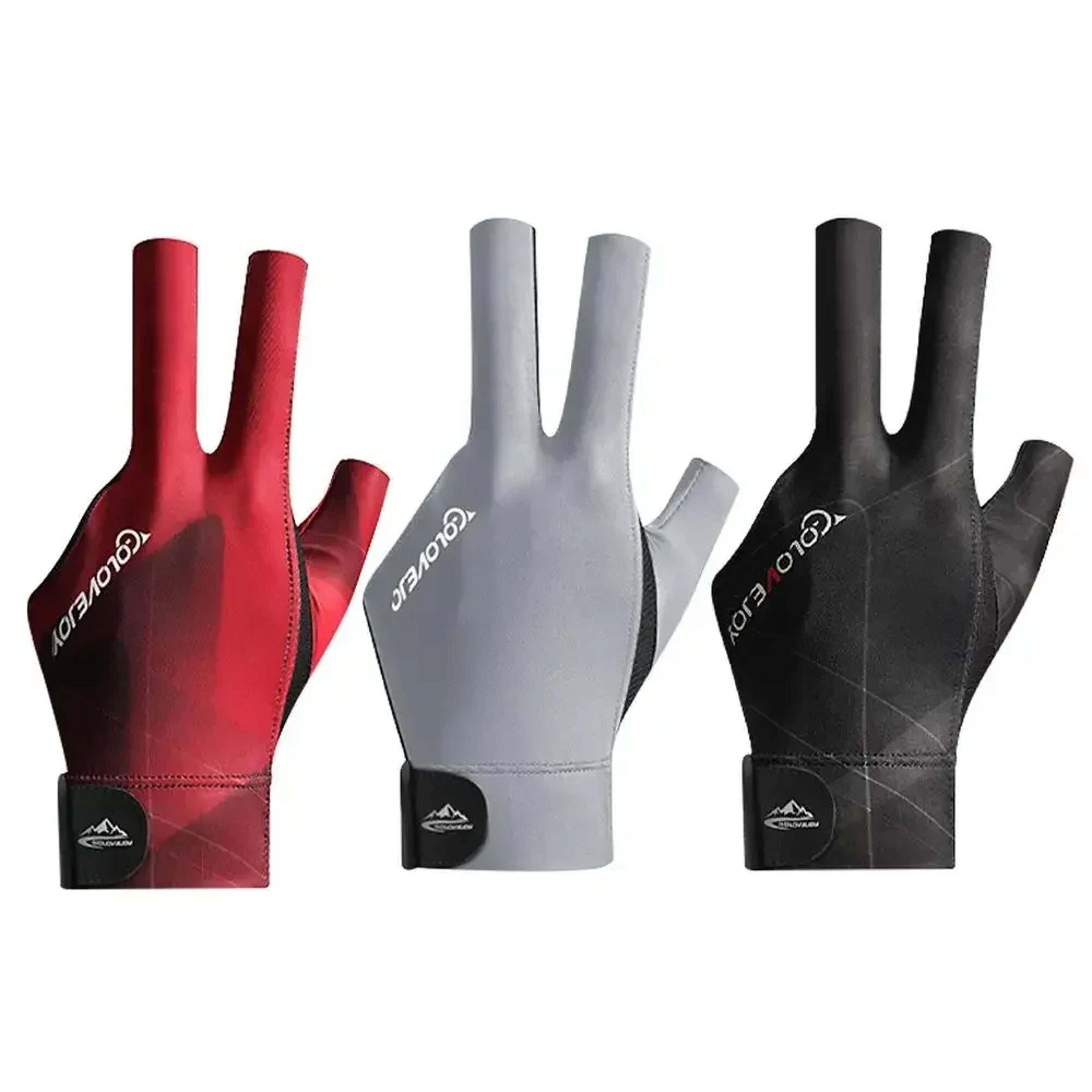 durable snooker & billiards gloves for left-handed training wear-resistant, portable