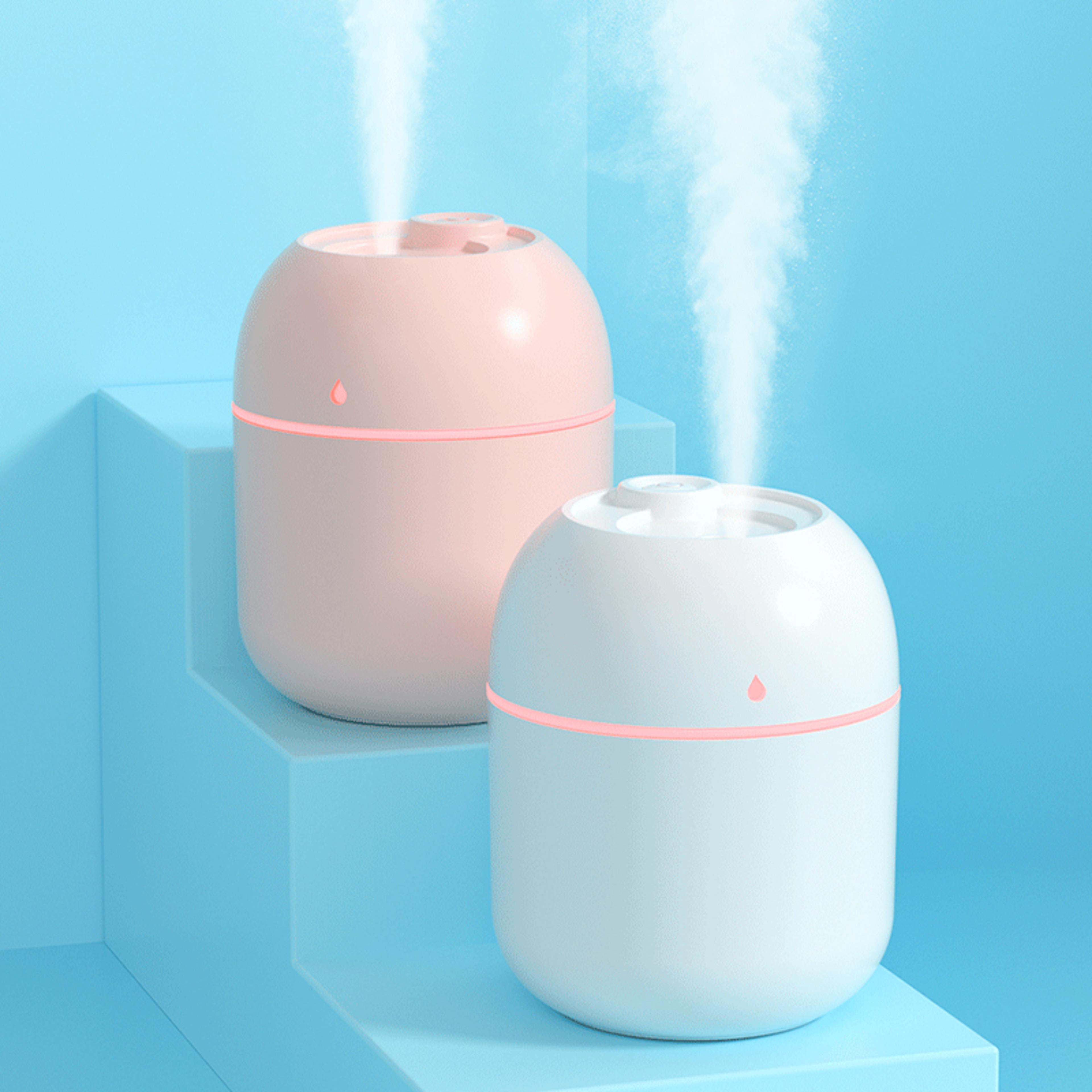 portable usb ultrasonic humidifier & essential oil diffuser for car & home