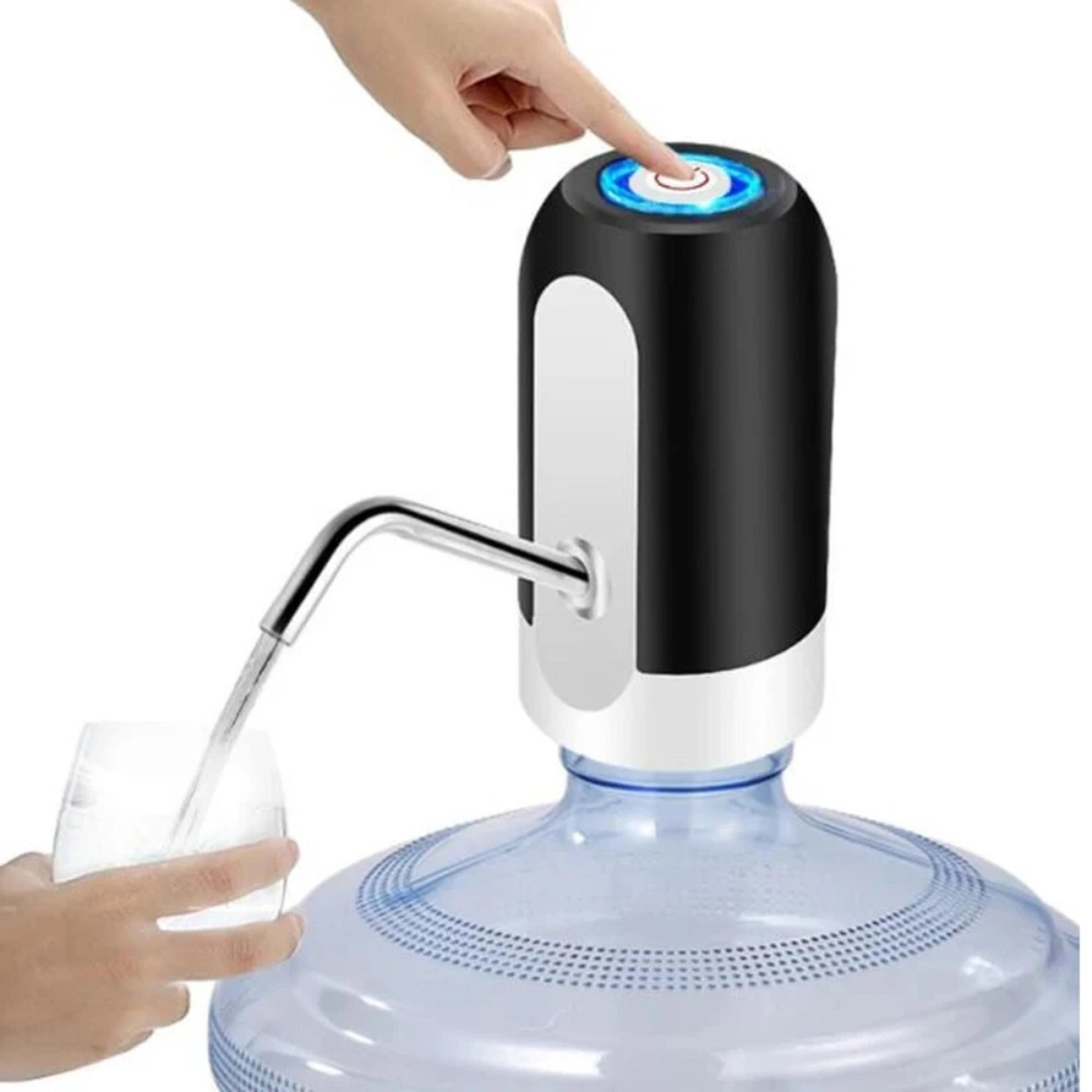 wireless electric water pump dispenser usb rechargeable, automatic bottle pump for convenient water dispensing