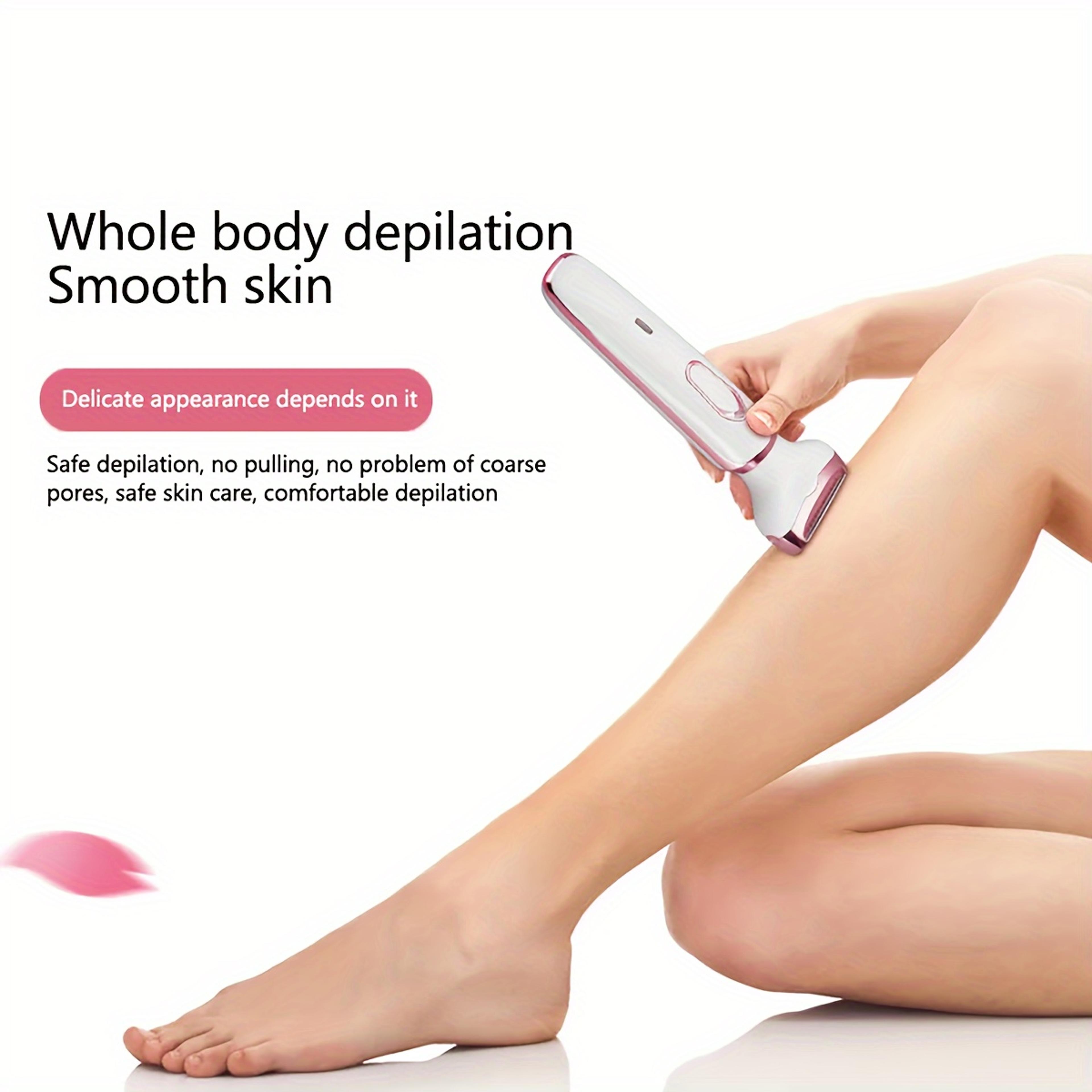 electric lady shaver & razor painless shaving for body, face, bikini, & more