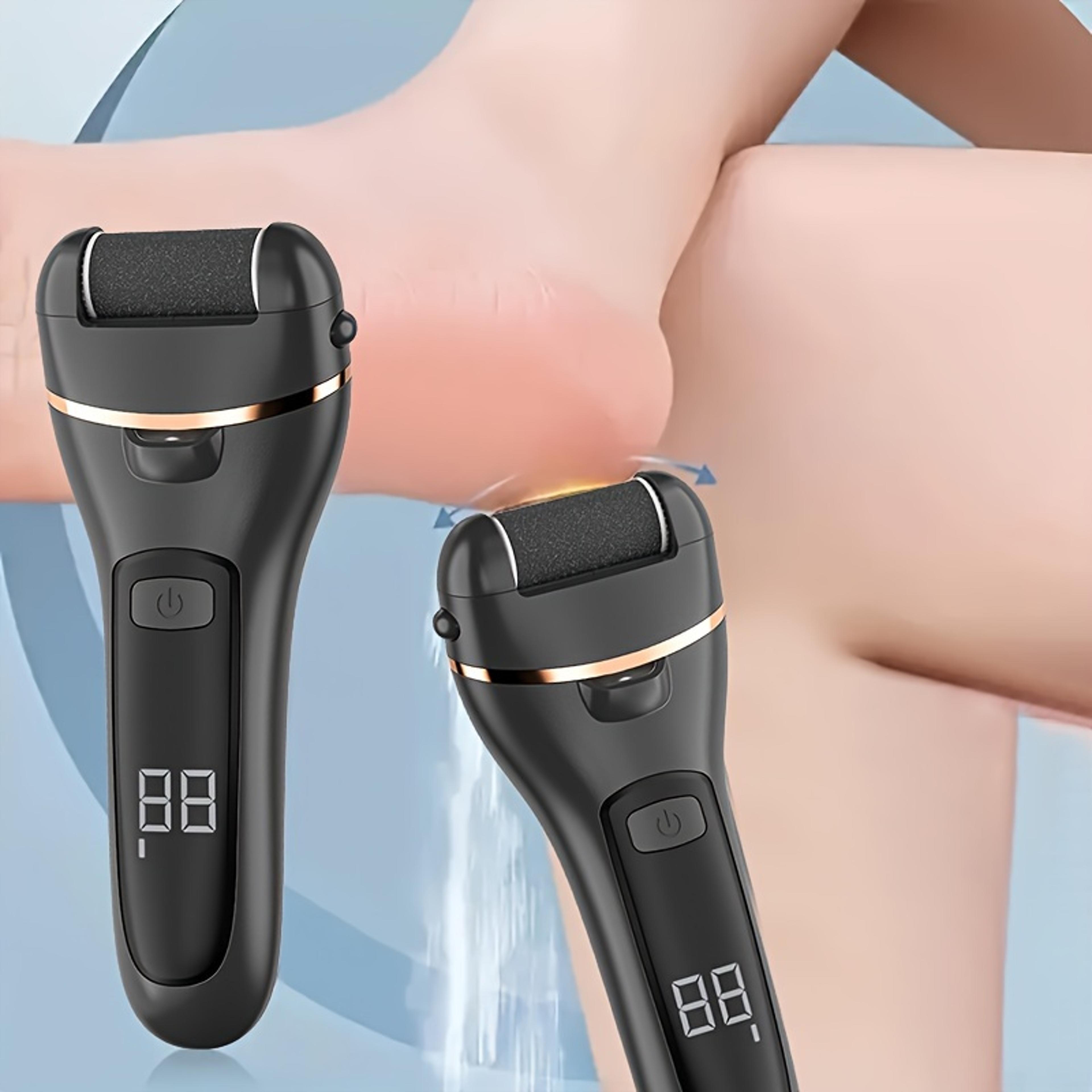 rechargeable electric foot grinder with adjustable speeds for effective callus removal and pedicure care