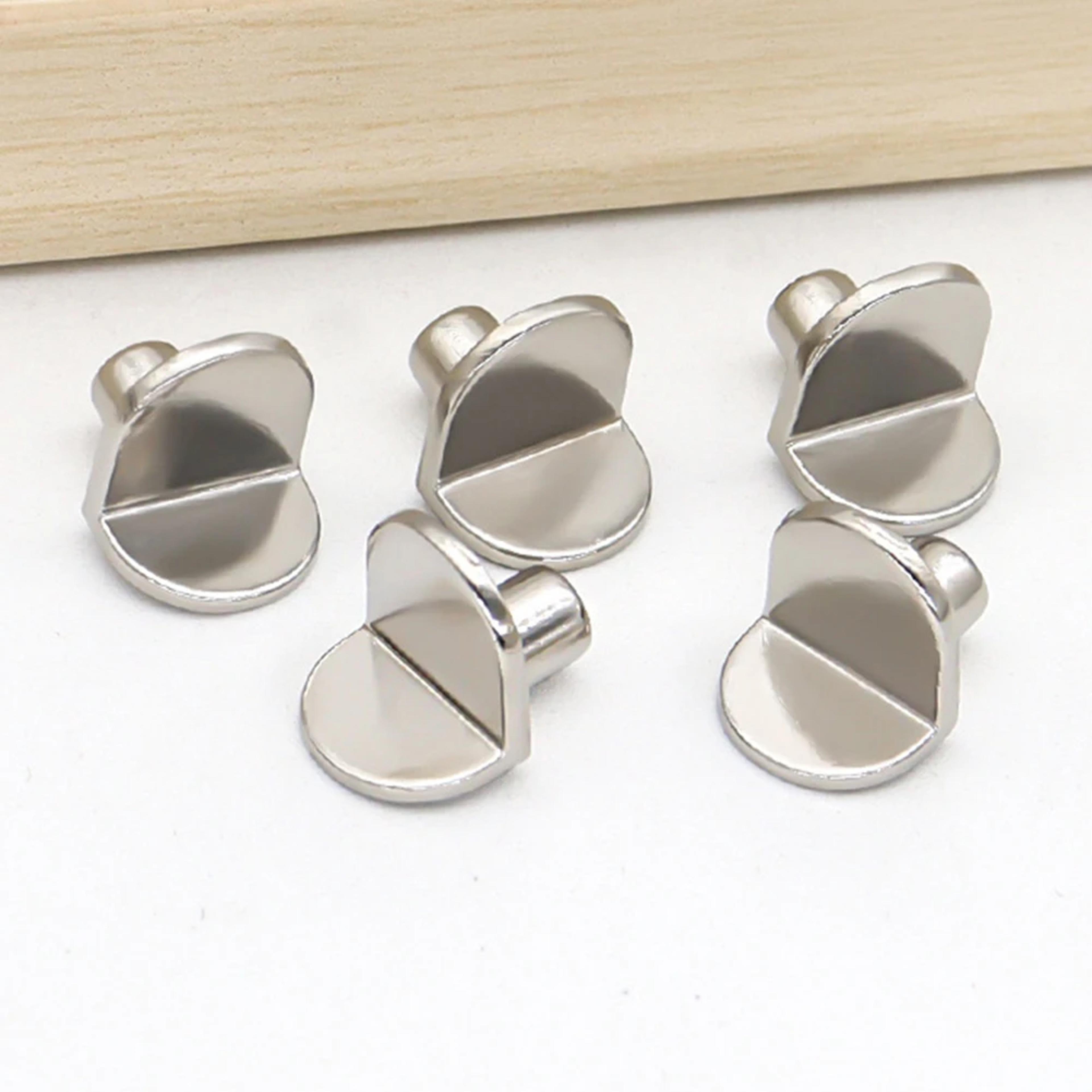 l-shaped shelf support studs fix wooden/glass boards in cabinets, ideal furniture bracket holders