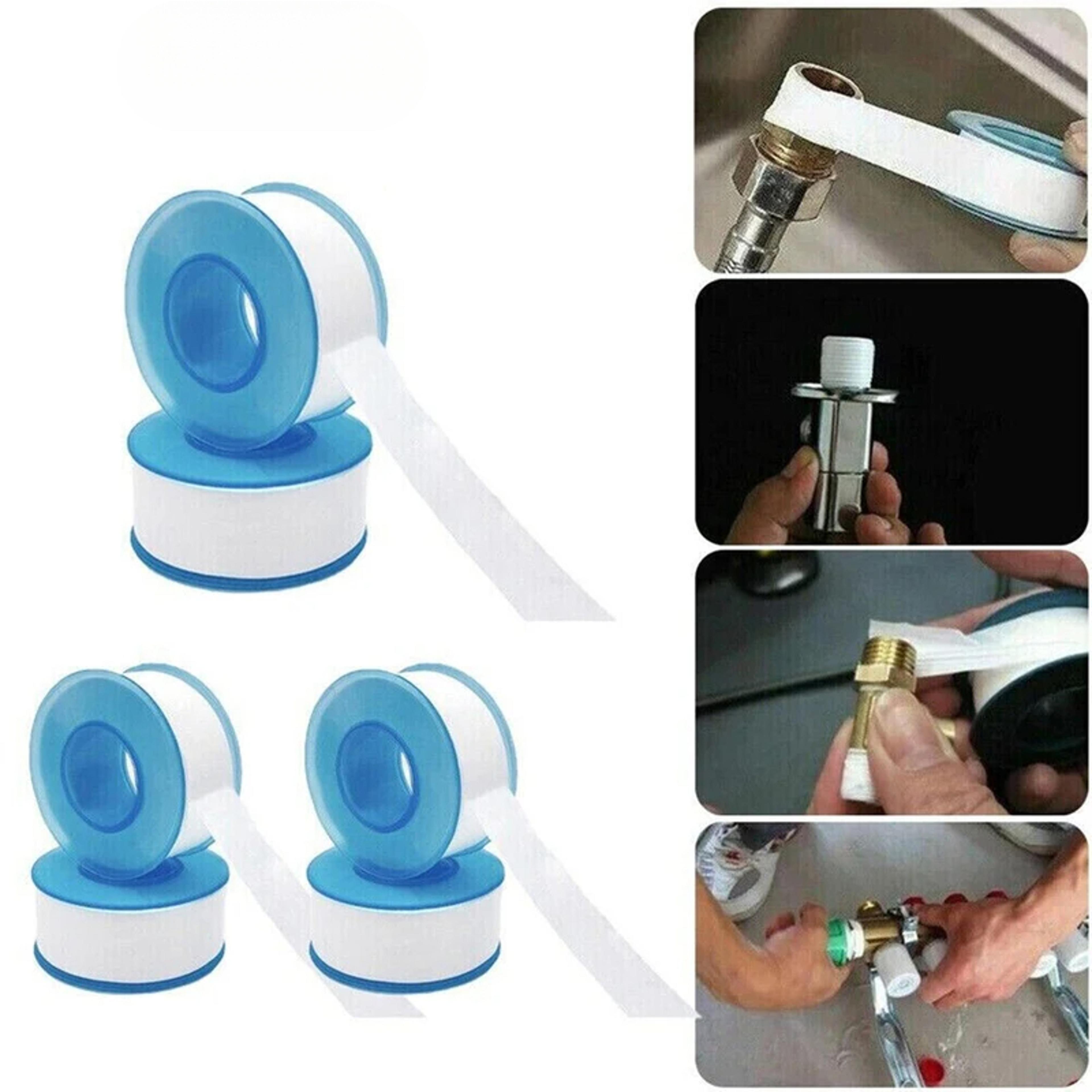ptfe thread seal tape leakproof plumbing thread seal tape for water pipes, faucets and plumbing repairs