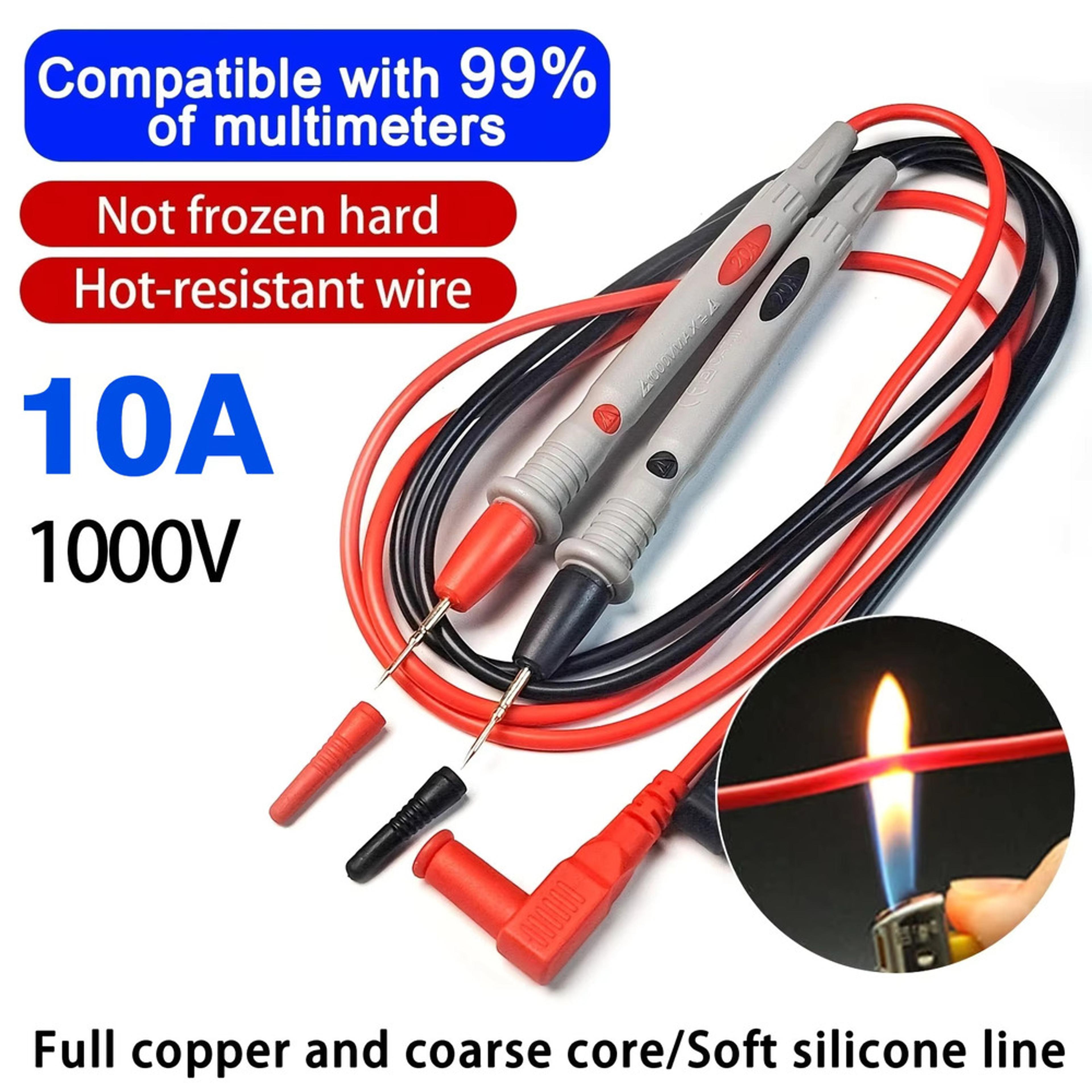 precision digital multimeter probes needle tip multimeter test leads replacement set