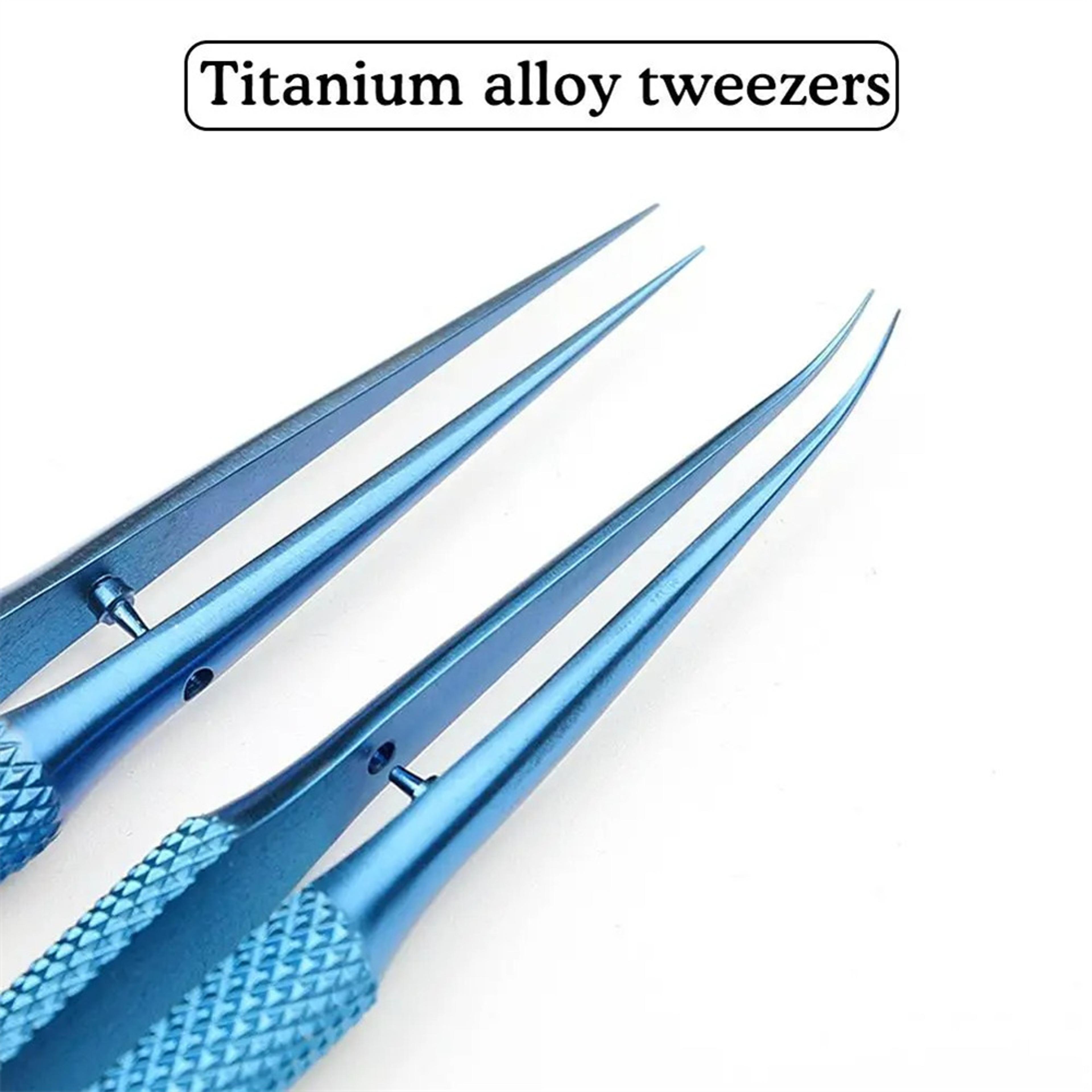 professional titanium alloy tweezers for phone repair & electronics