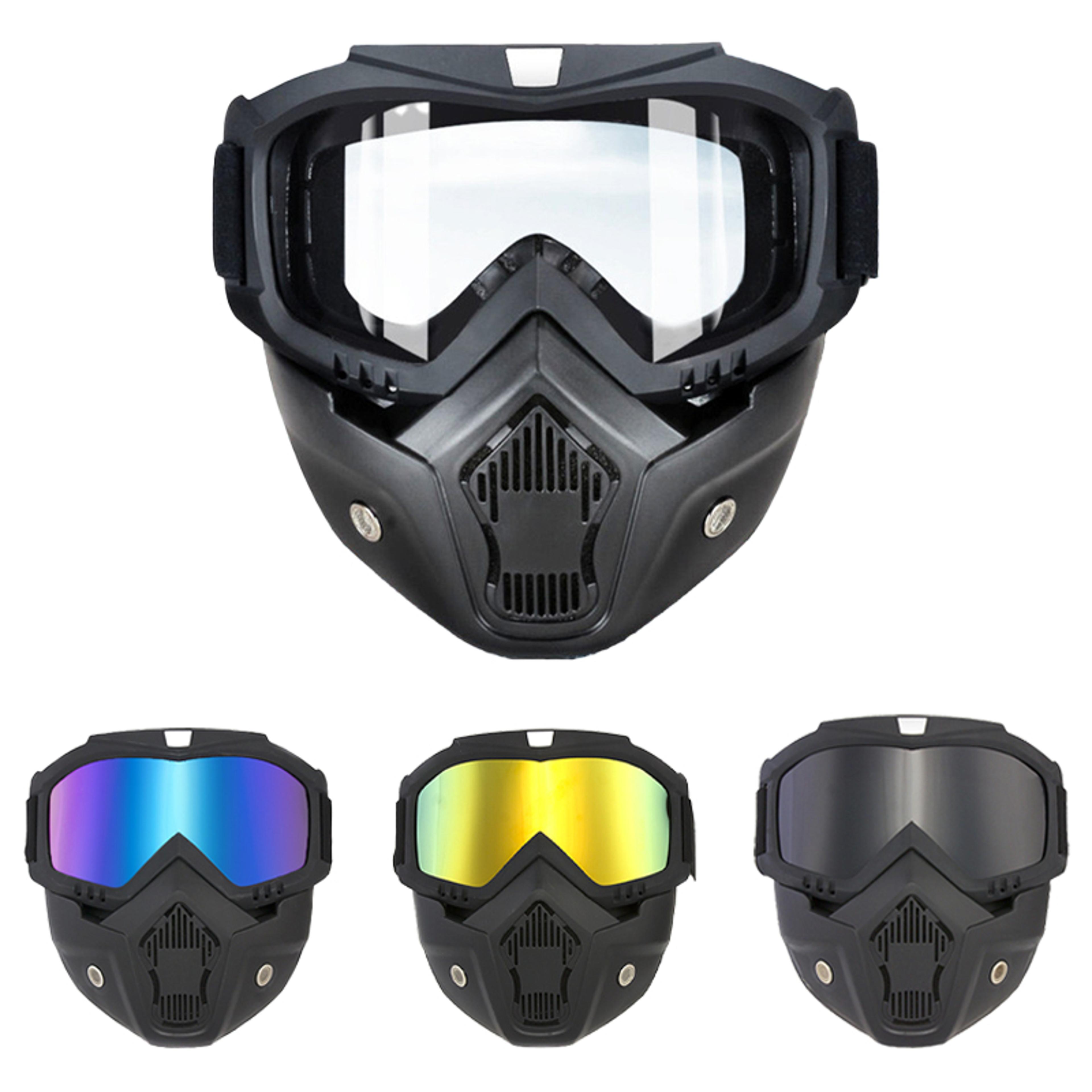 full face protective welding mask with fog-proof and sand-proof shield