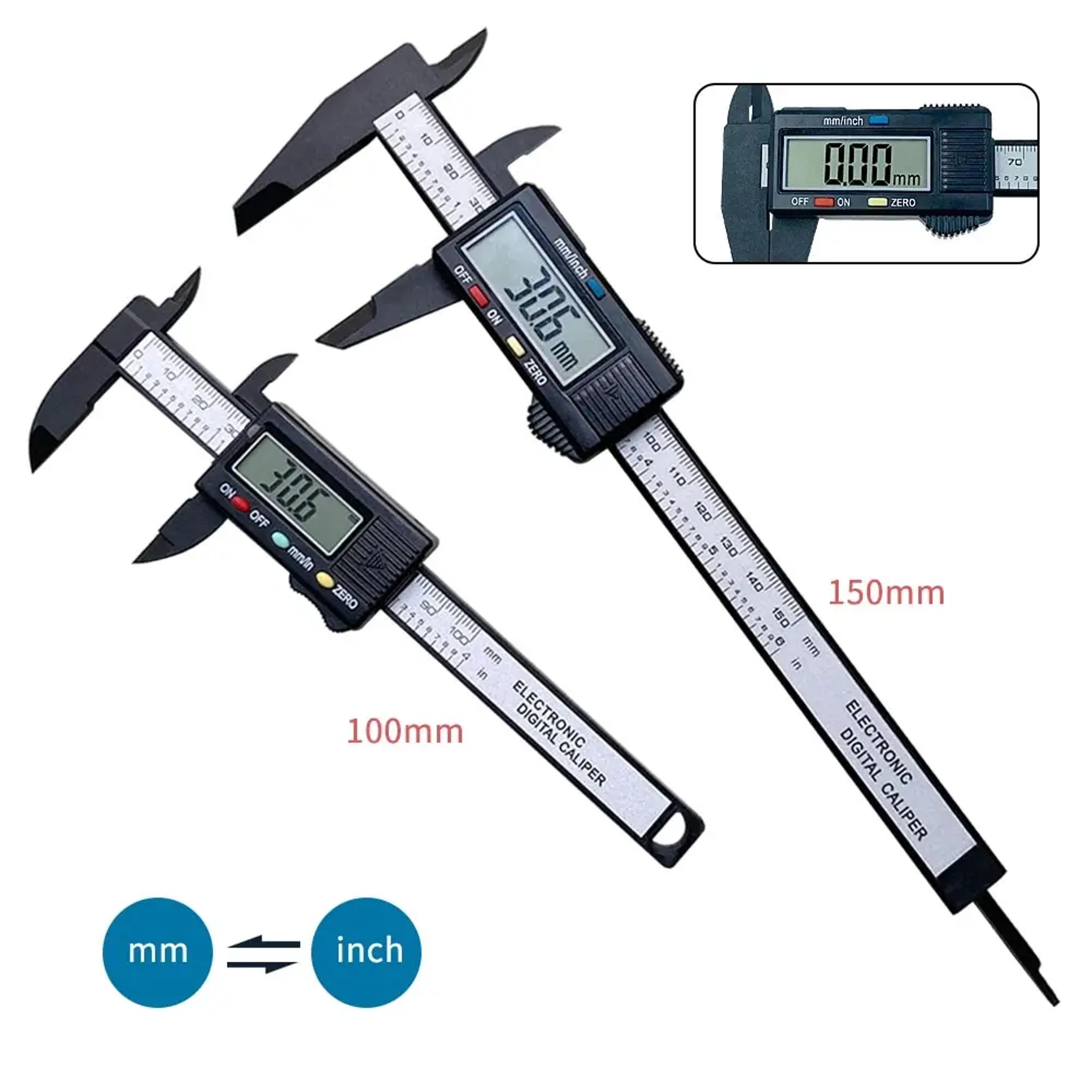 digital caliper carbon fiber vernier gauge measuring tool