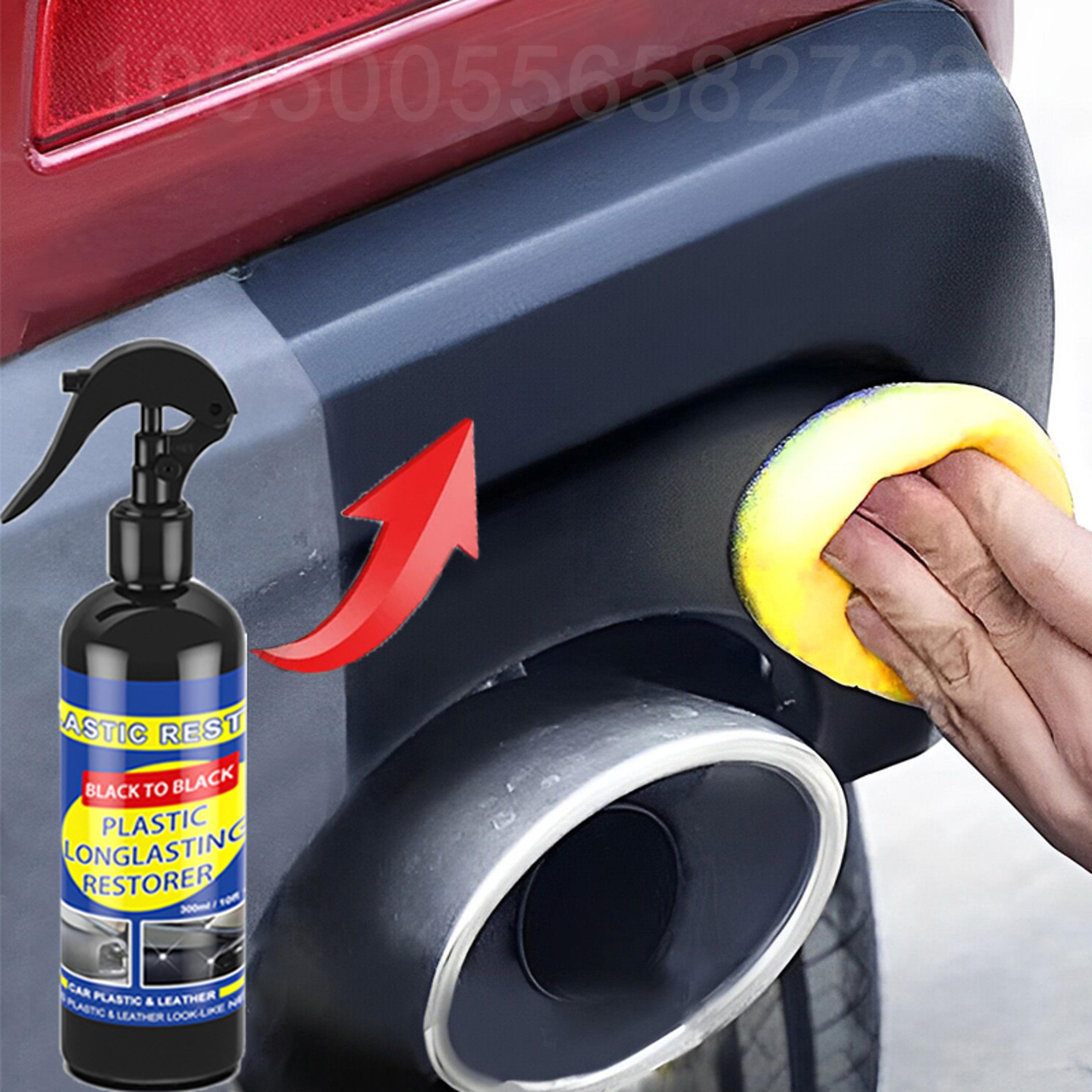 car plastic restorer coating agent exterior repair & rubber shine restorer