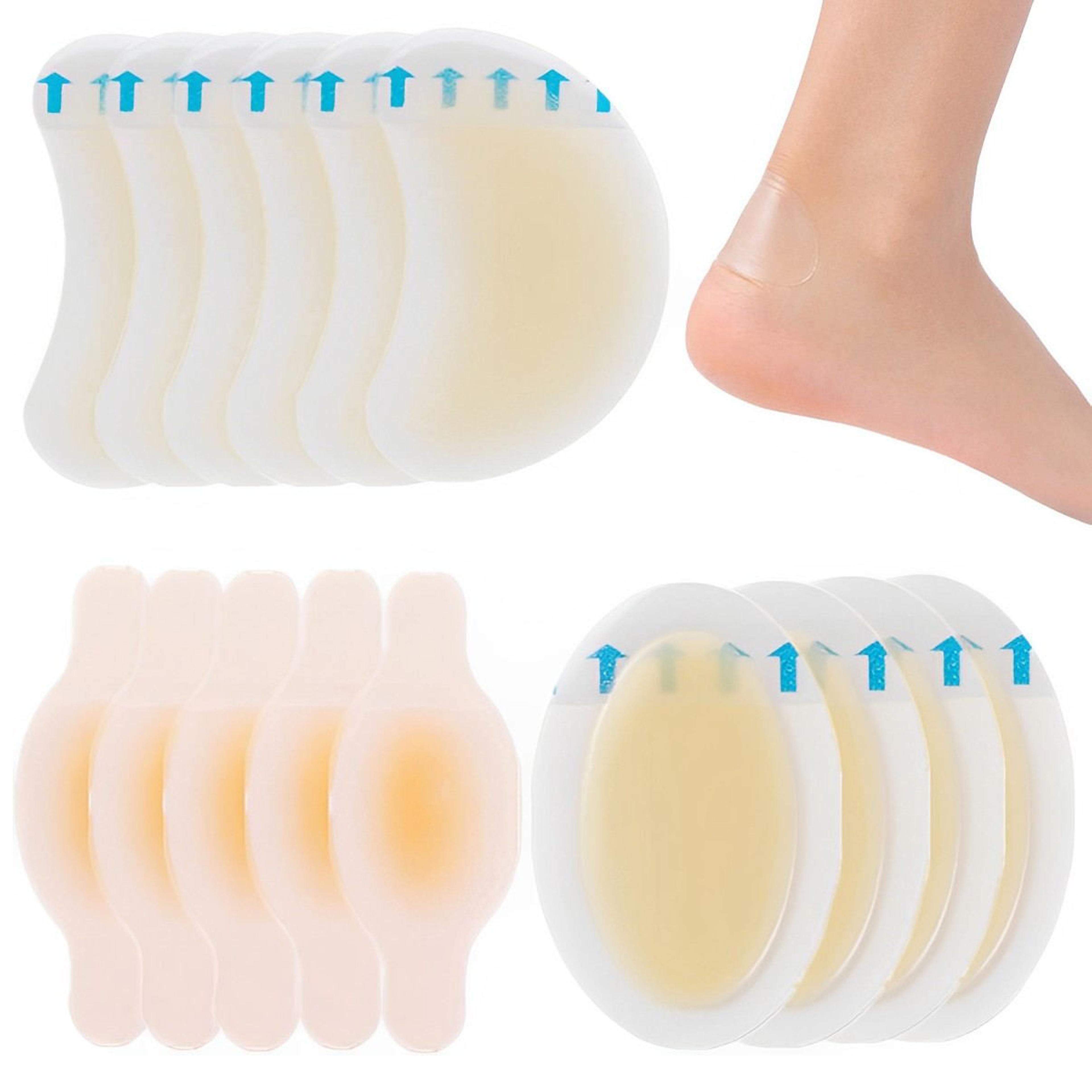 invisible hydrocolloid gel blister plasters heel, foot, toe bandages for fast healing