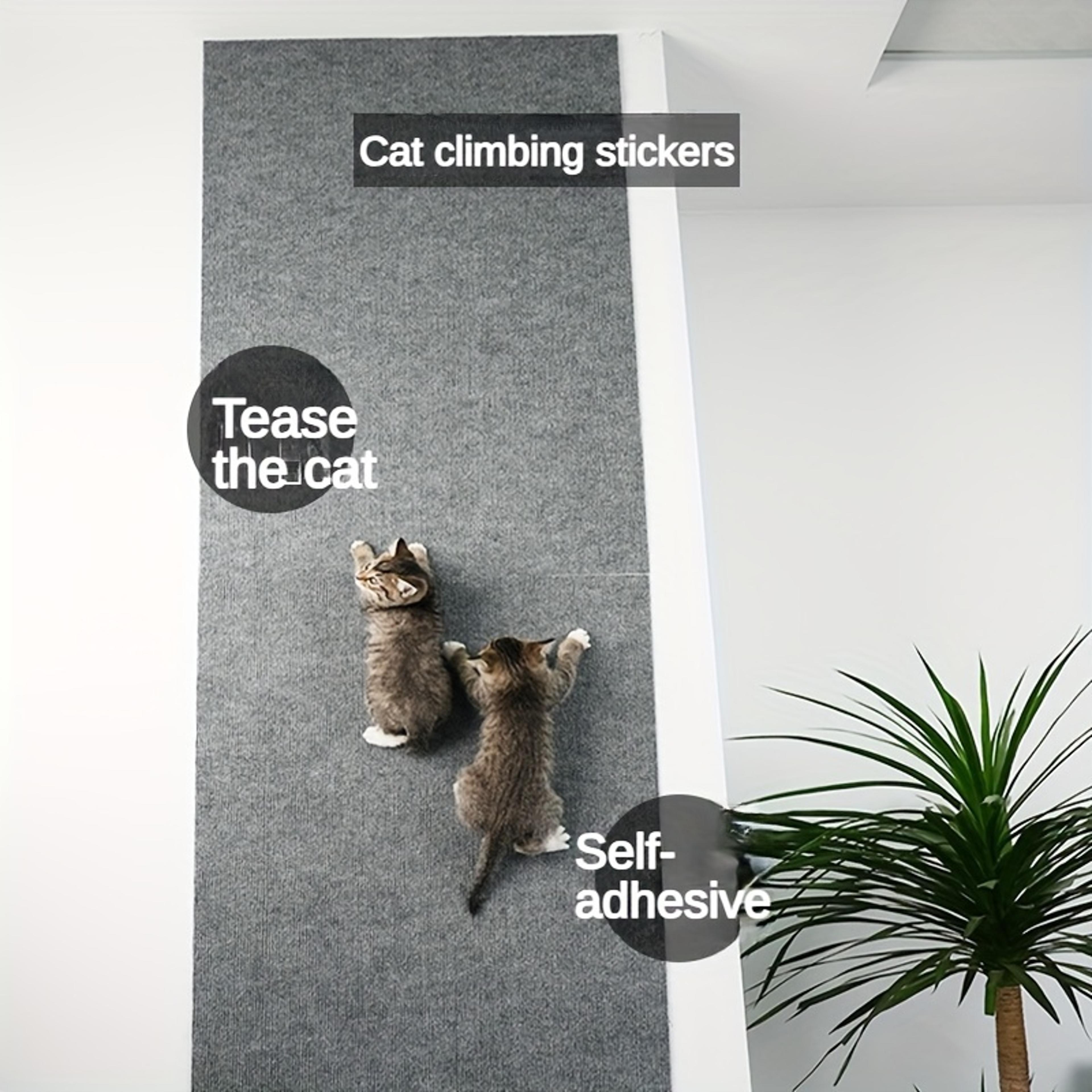 wall mounted cat scratching pad non-slip self-adhesive cat scratching board durable & customizable indoor furniture