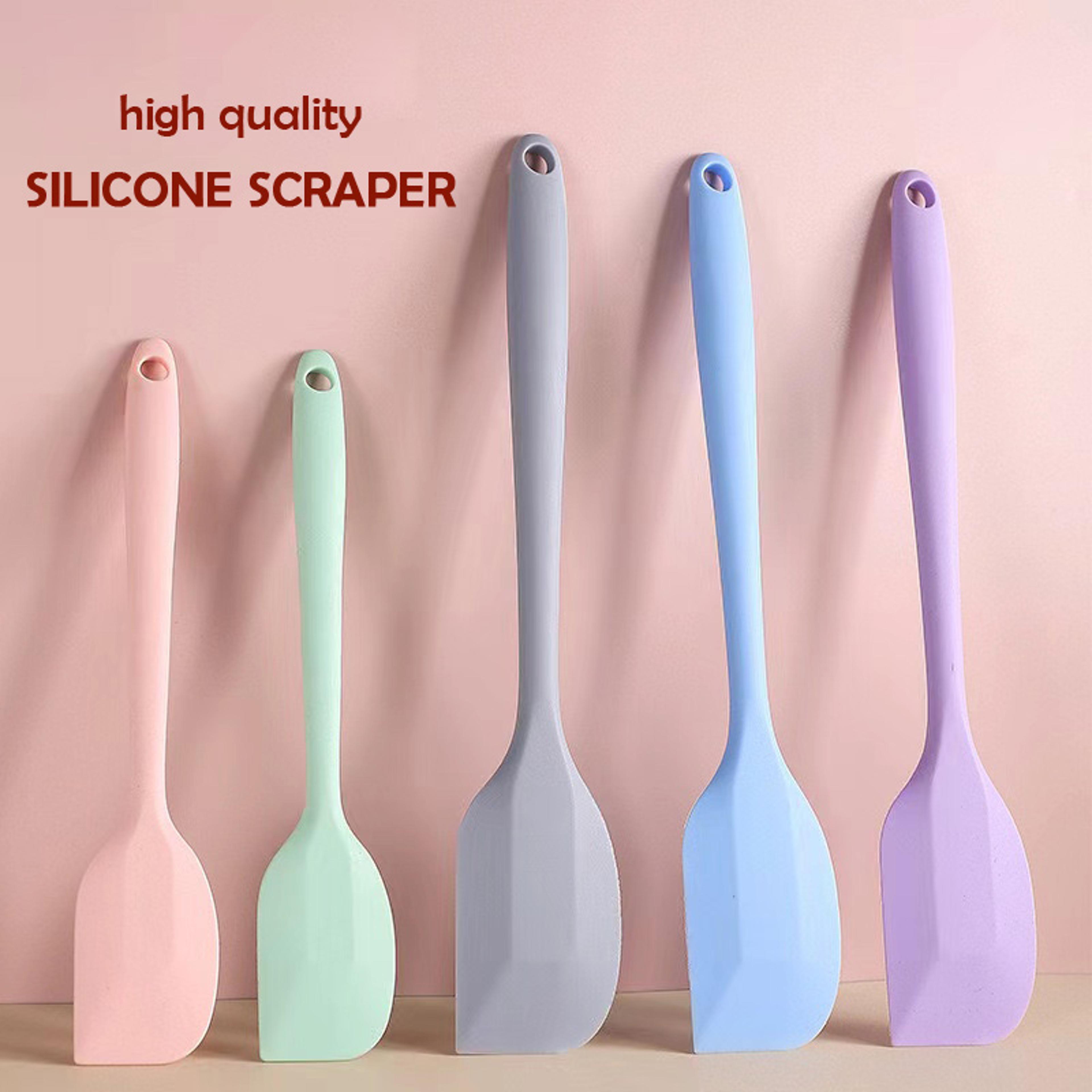 silicone cream spatula set non-stick & heat-resistant baking tool for diy cakes & kitchen use