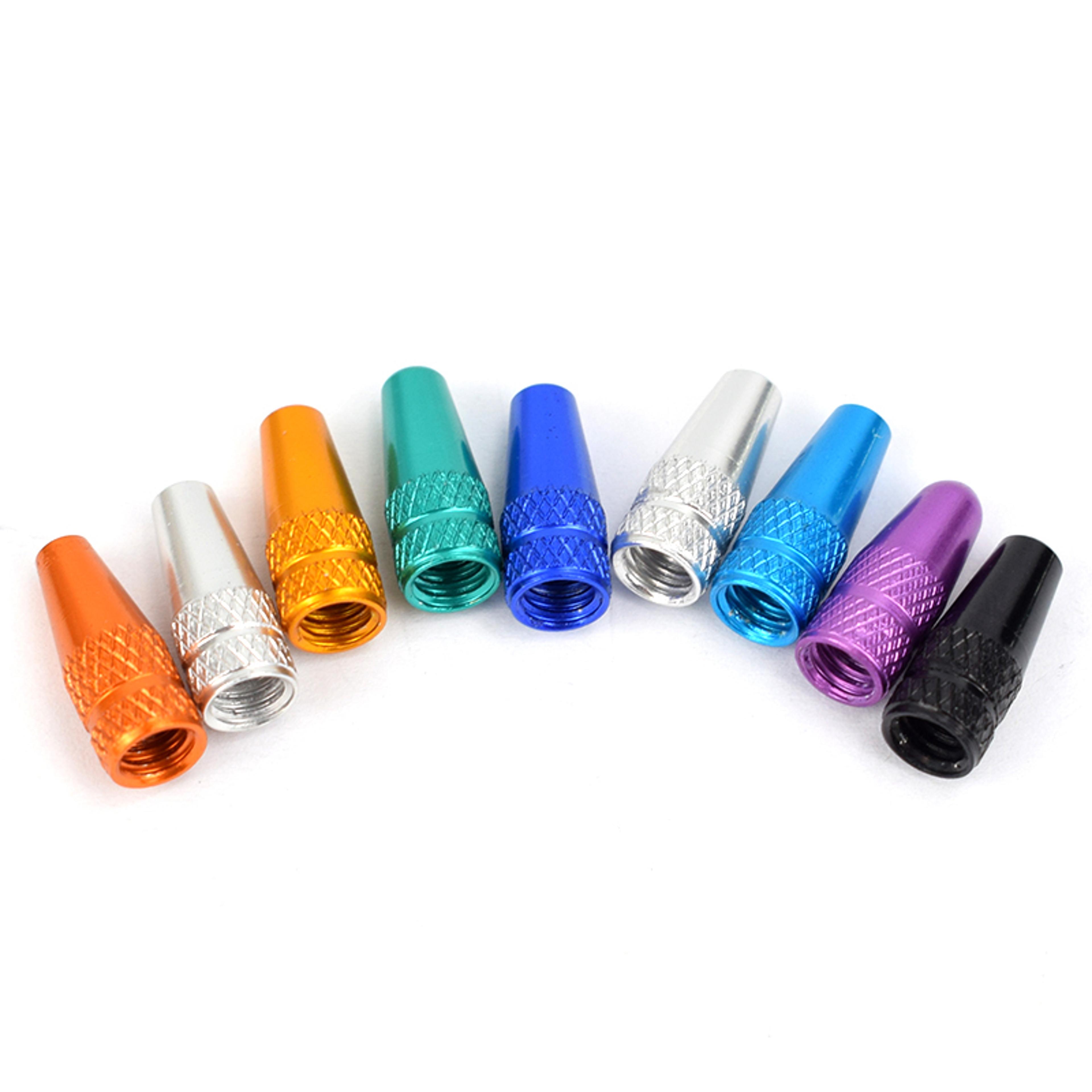 aluminum alloy bicycle tire valve cap set dustproof presta valve protectors for mtb & road bikes