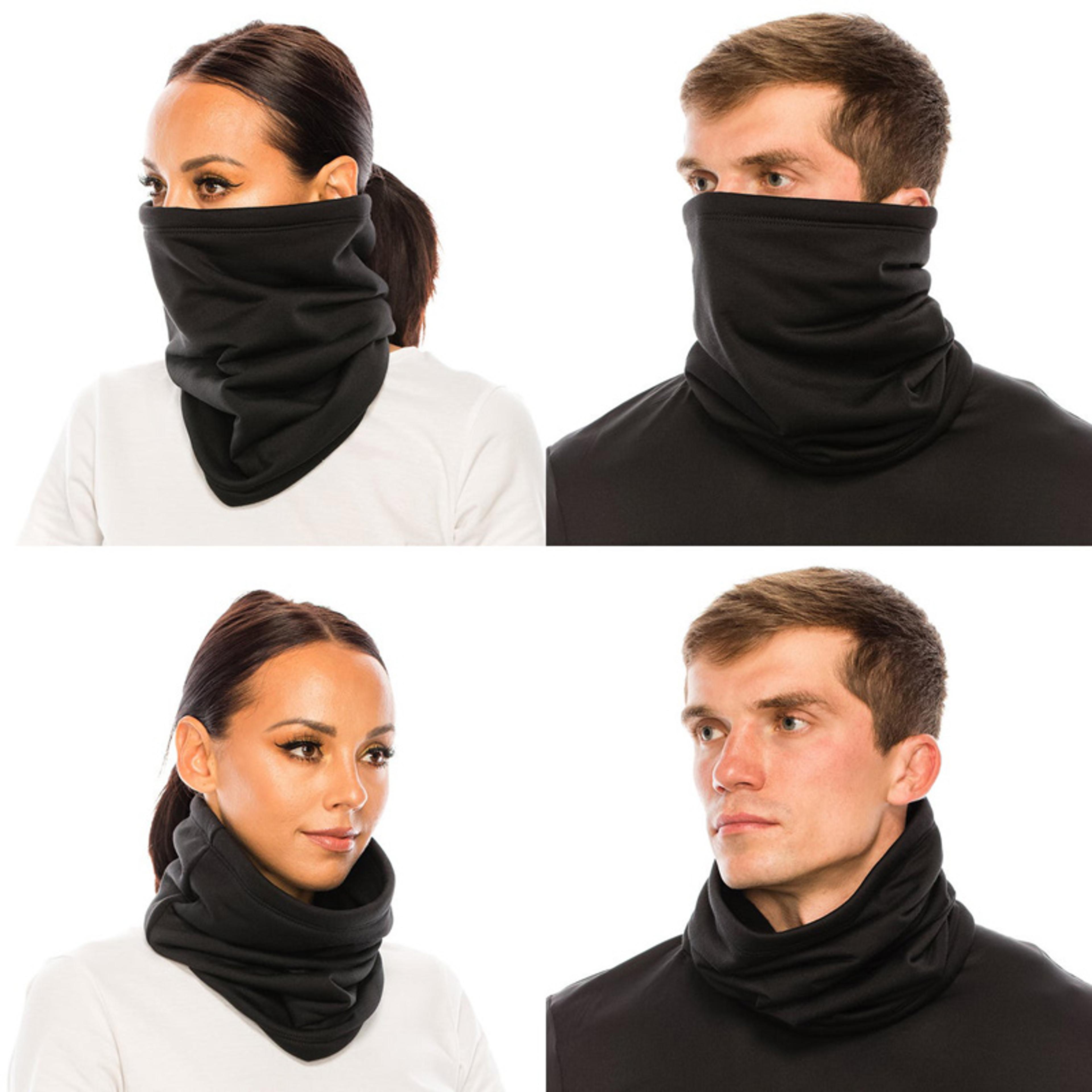 neck tube scarf winter ear warmer for fishing, skating, and cycling adjustable neck collar neckerchief