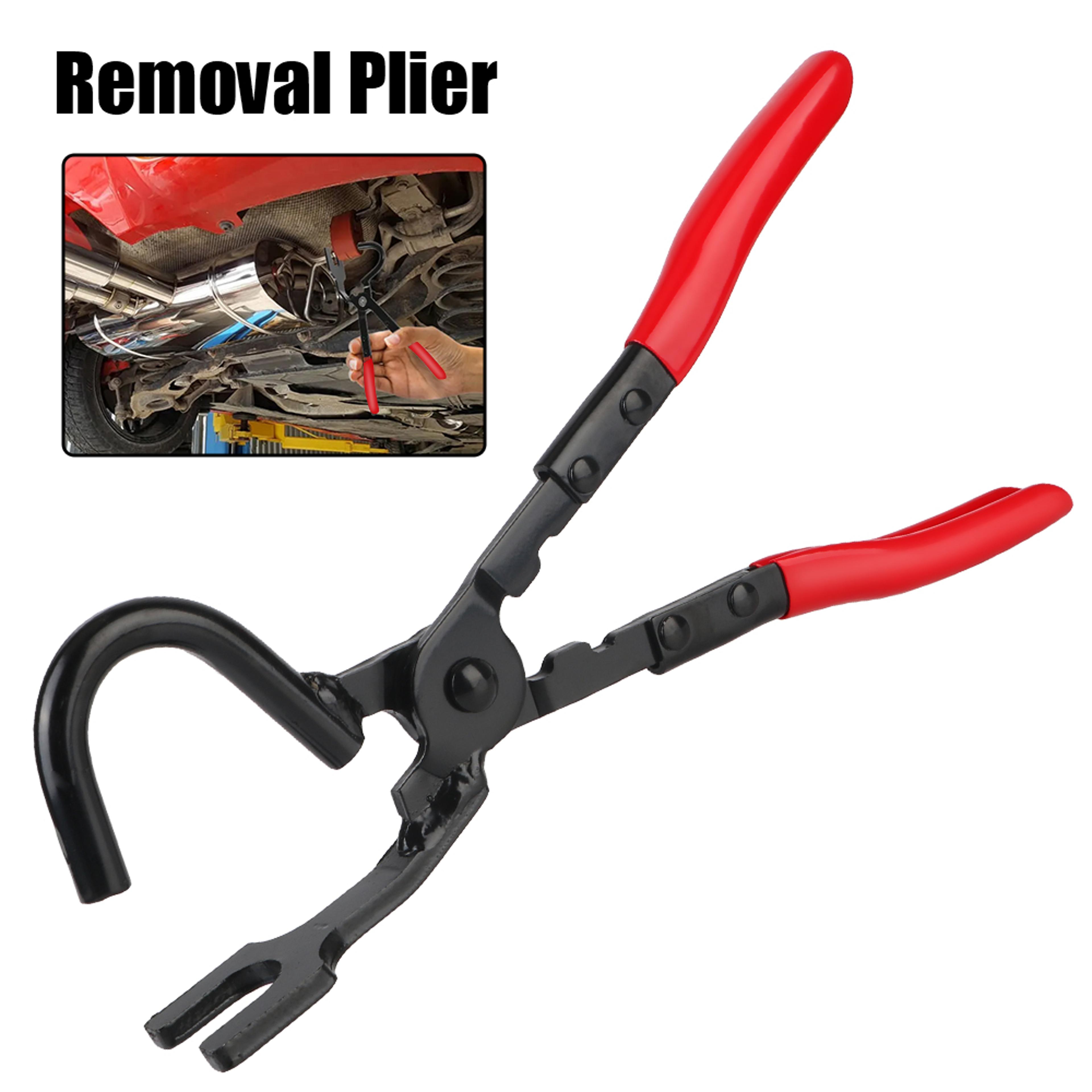 car exhaust pipe gasket removal tool durable exhaust hanger puller for garage and auto maintenance