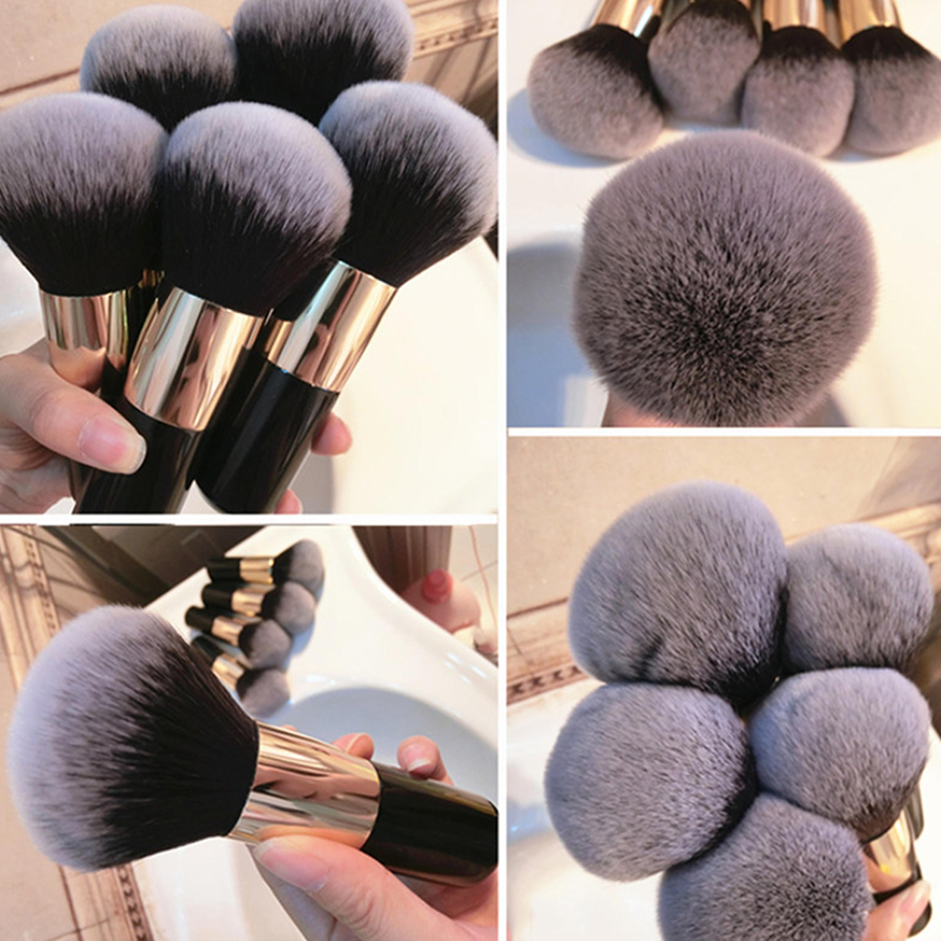 large soft makeup brush for foundation, powder, and blush premium cosmetics brush tool