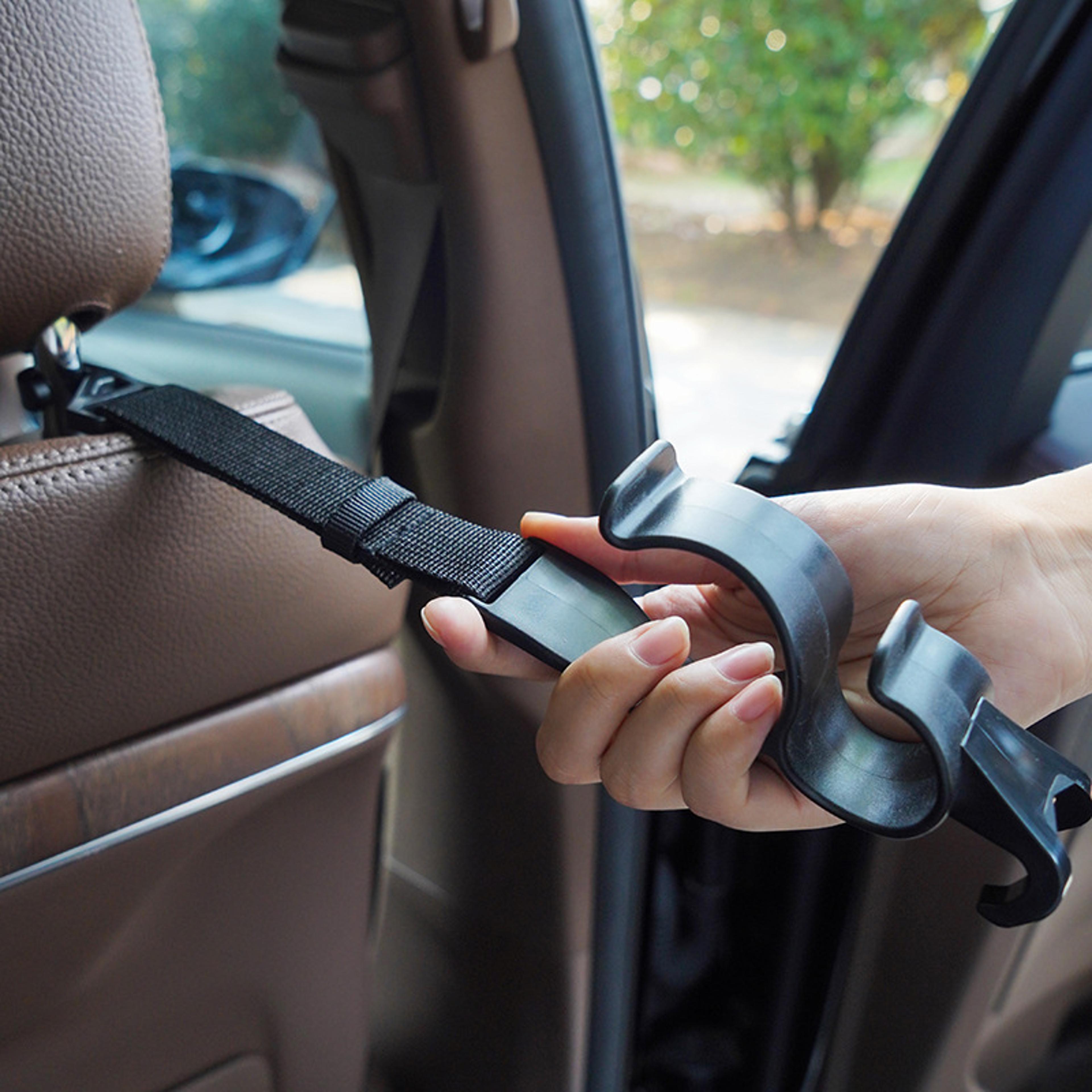 car back seat hook multi-function headrest hanging hook for umbrellas and storage