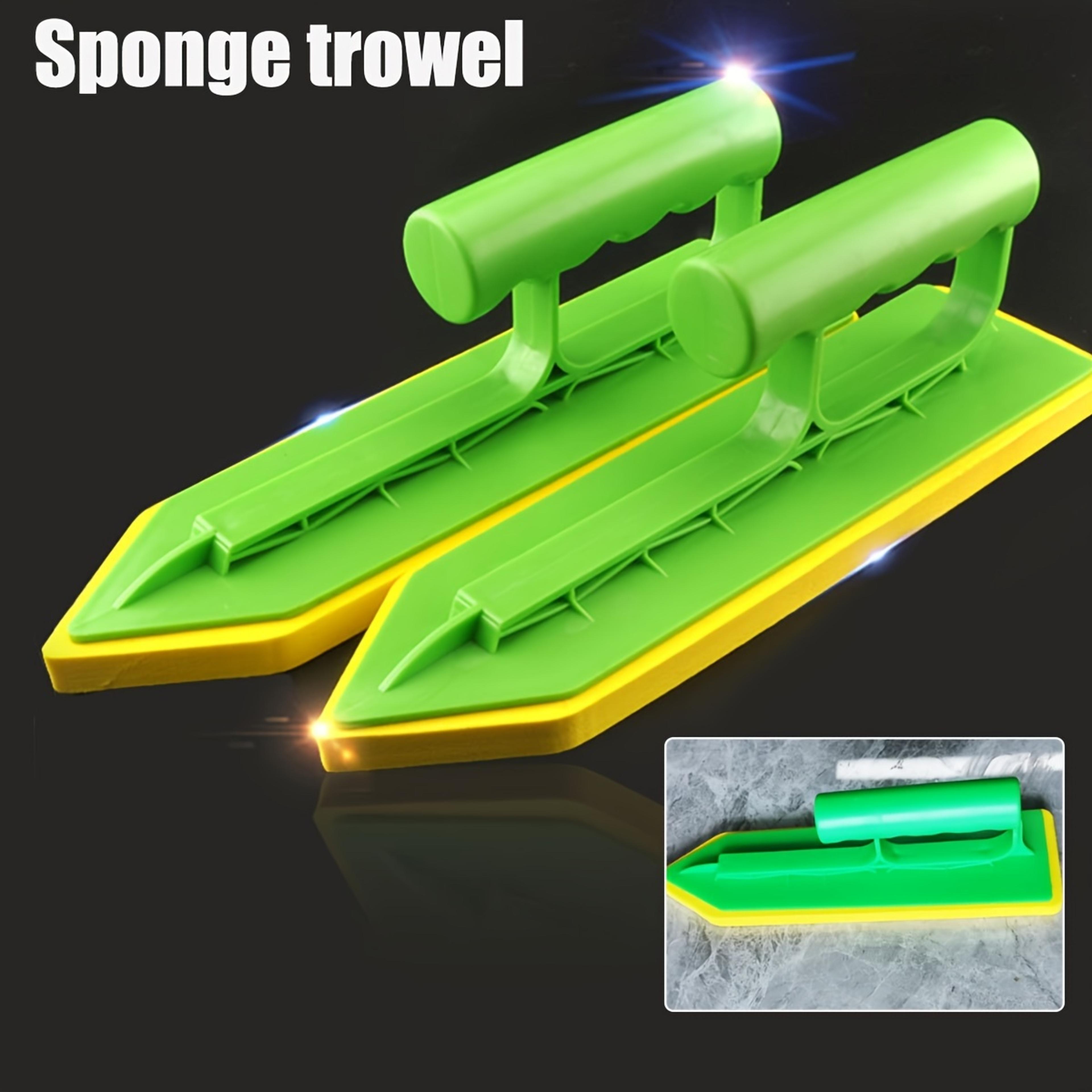 sponge foam float trowel for grout, stucco, and tile seam scraping multi-function beauty tool.