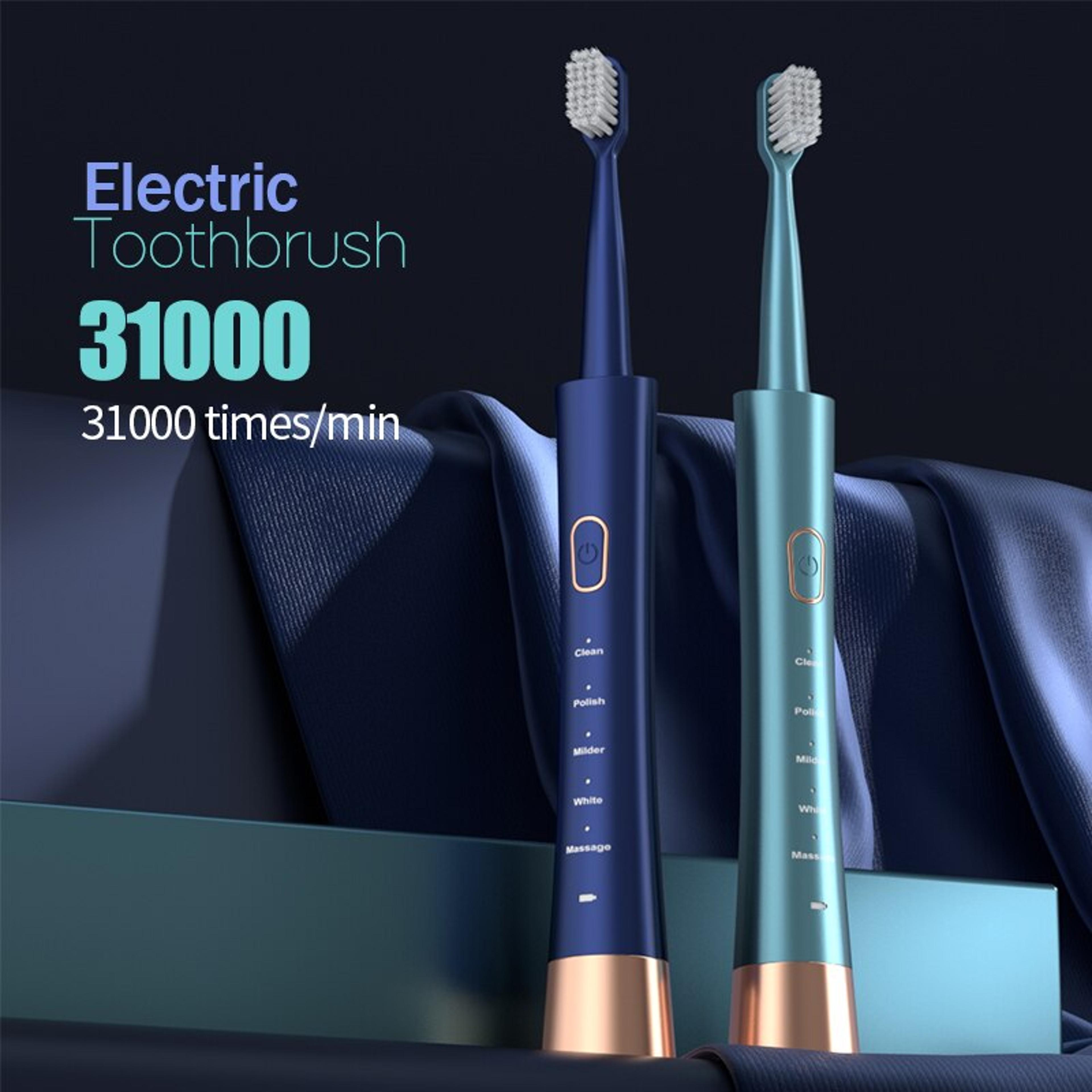 electric toothbrush with gear mode, type-c charging for men & women