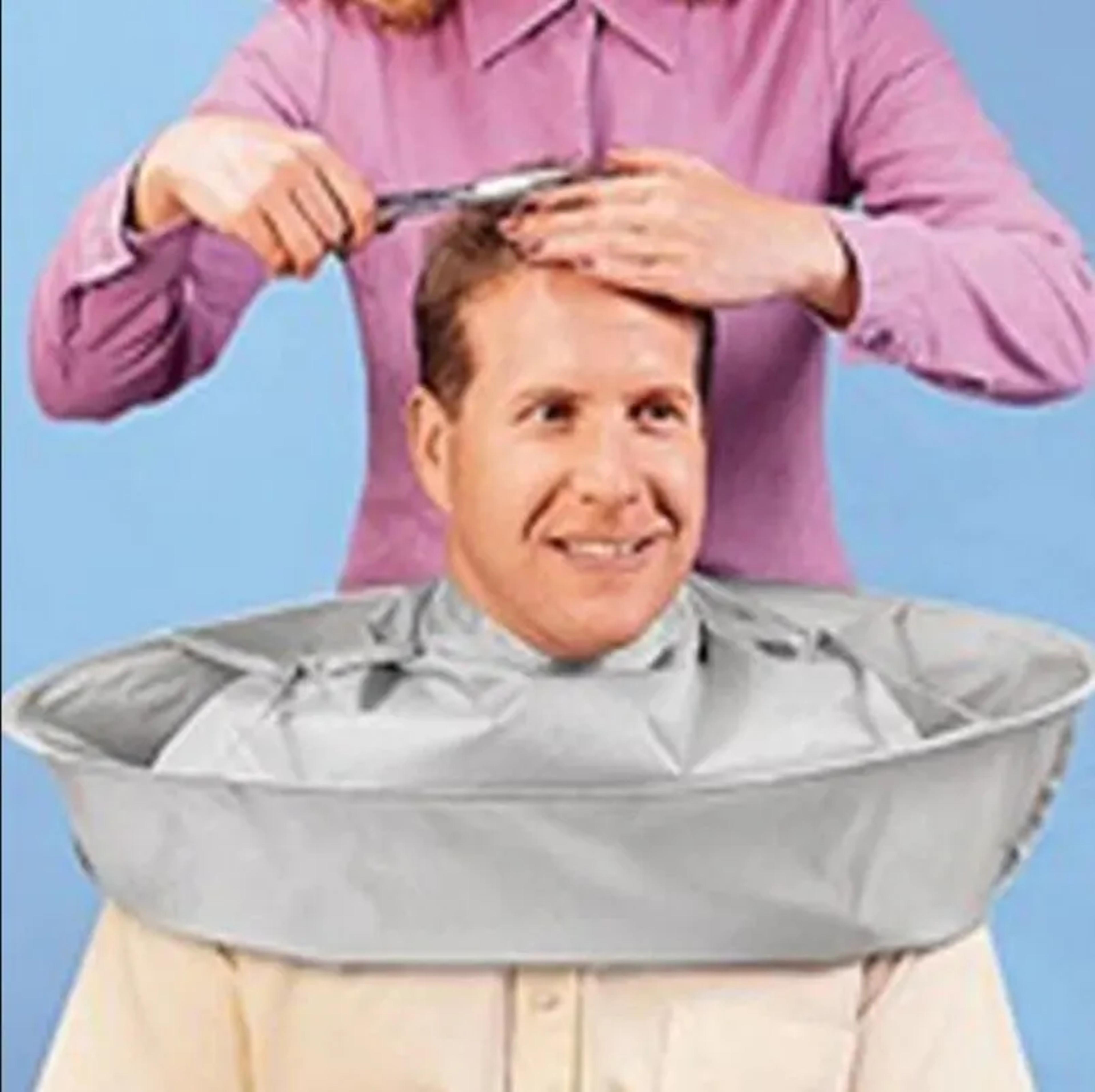 breathable haircut cloak for home use foldable and comfortable hair dye cape
