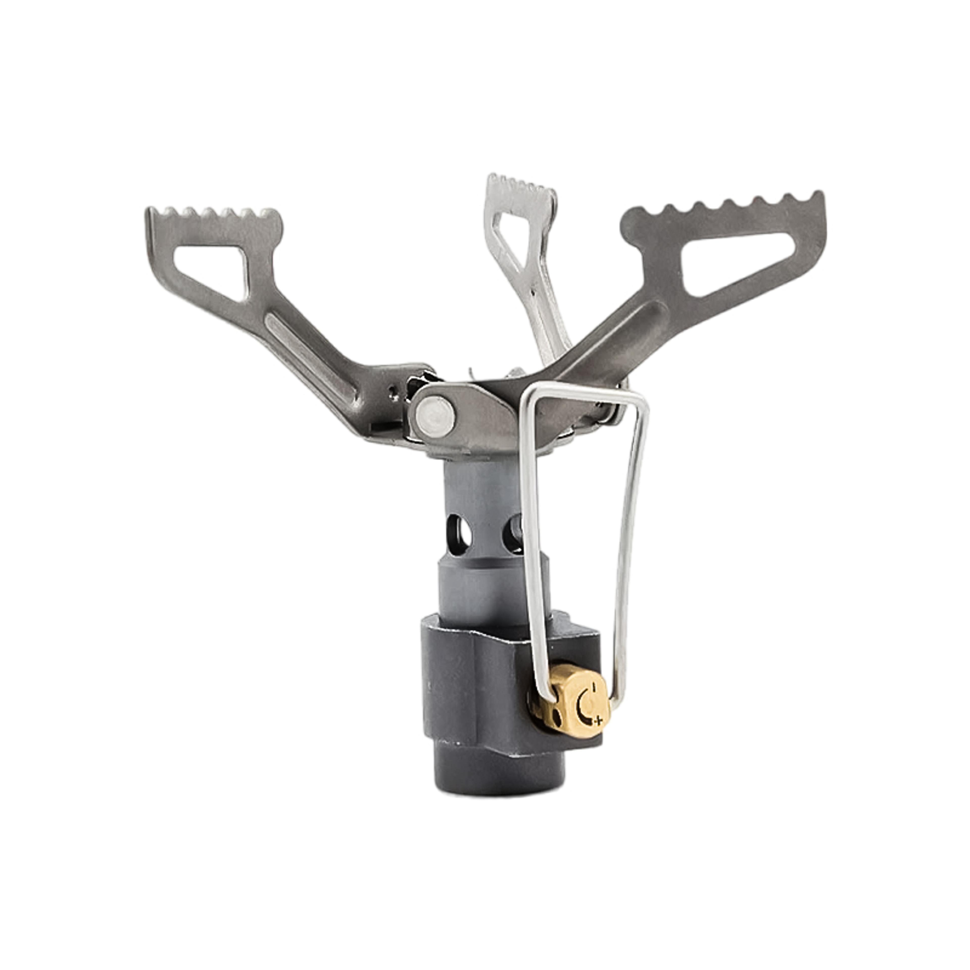 mini titanium camping gas burner ultralight outdoor gas stove for survival & picnic cooking