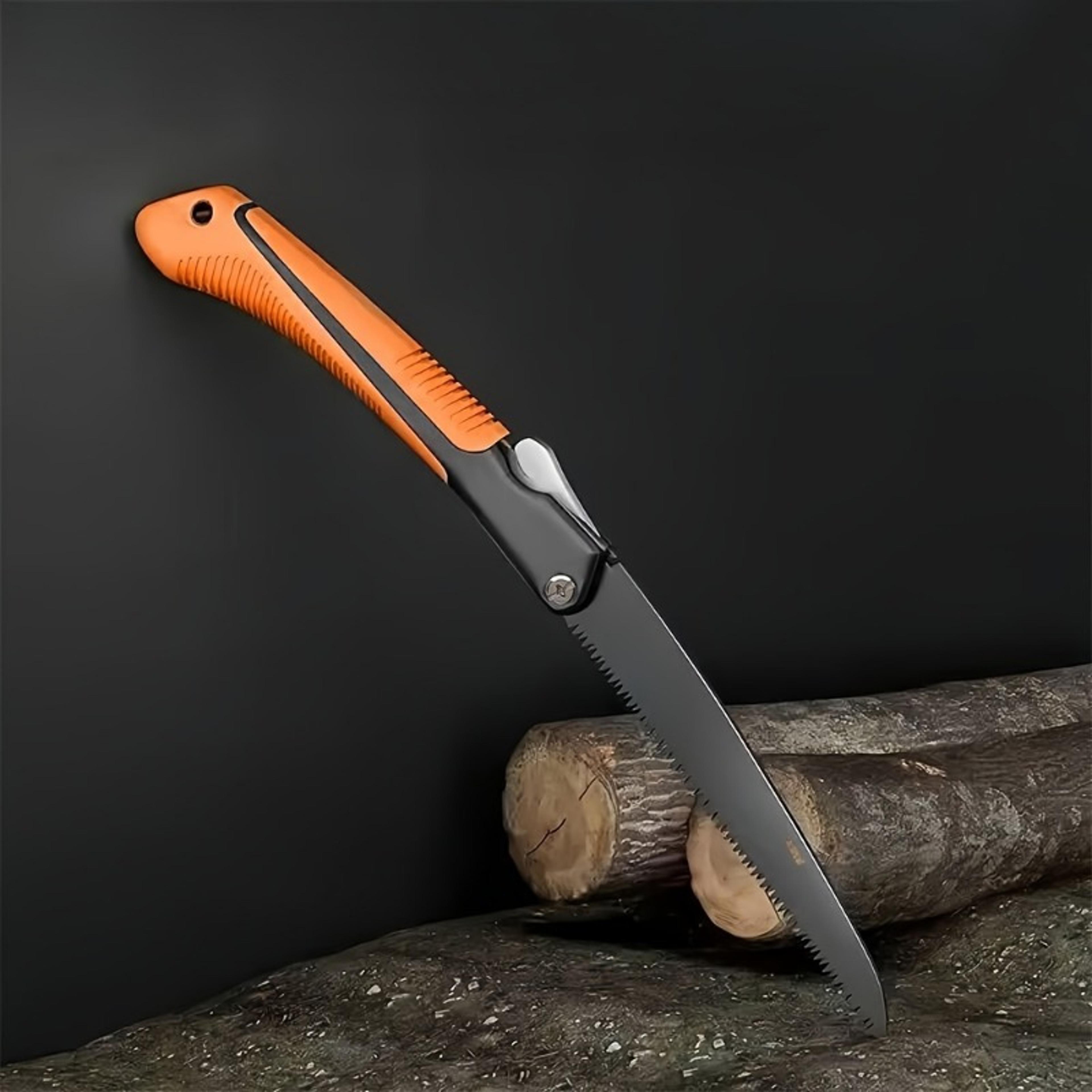 versatile folding hand saw for quick wood, bamboo, and plastic pipe cutting ideal for pruning, carpentry & home repair