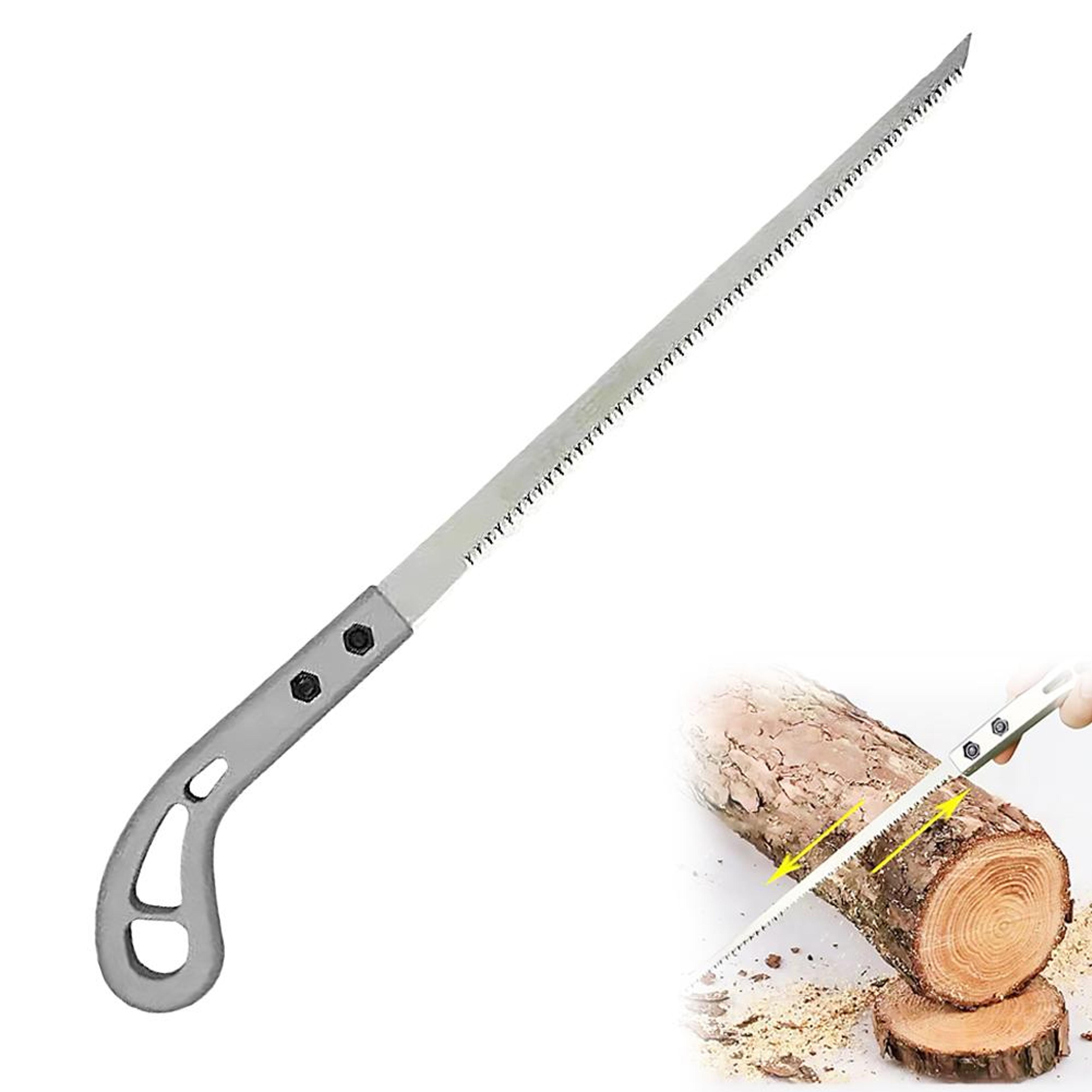 premium steel handsaw with wooden handle precision garden & woodworking saw.
