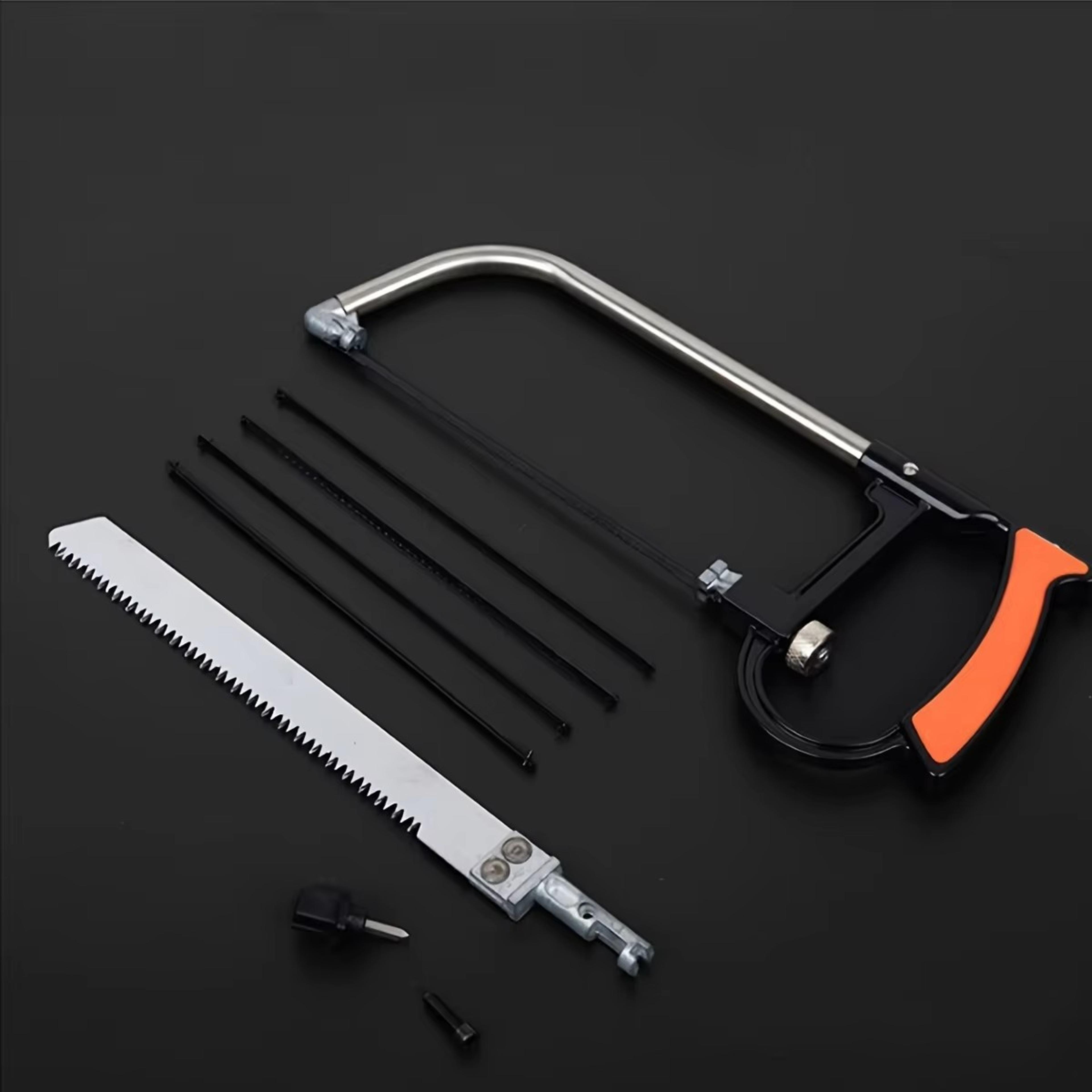 hacksaw set for woodworking steel frame with replaceable blades, piece handsaw set (mini & standard)