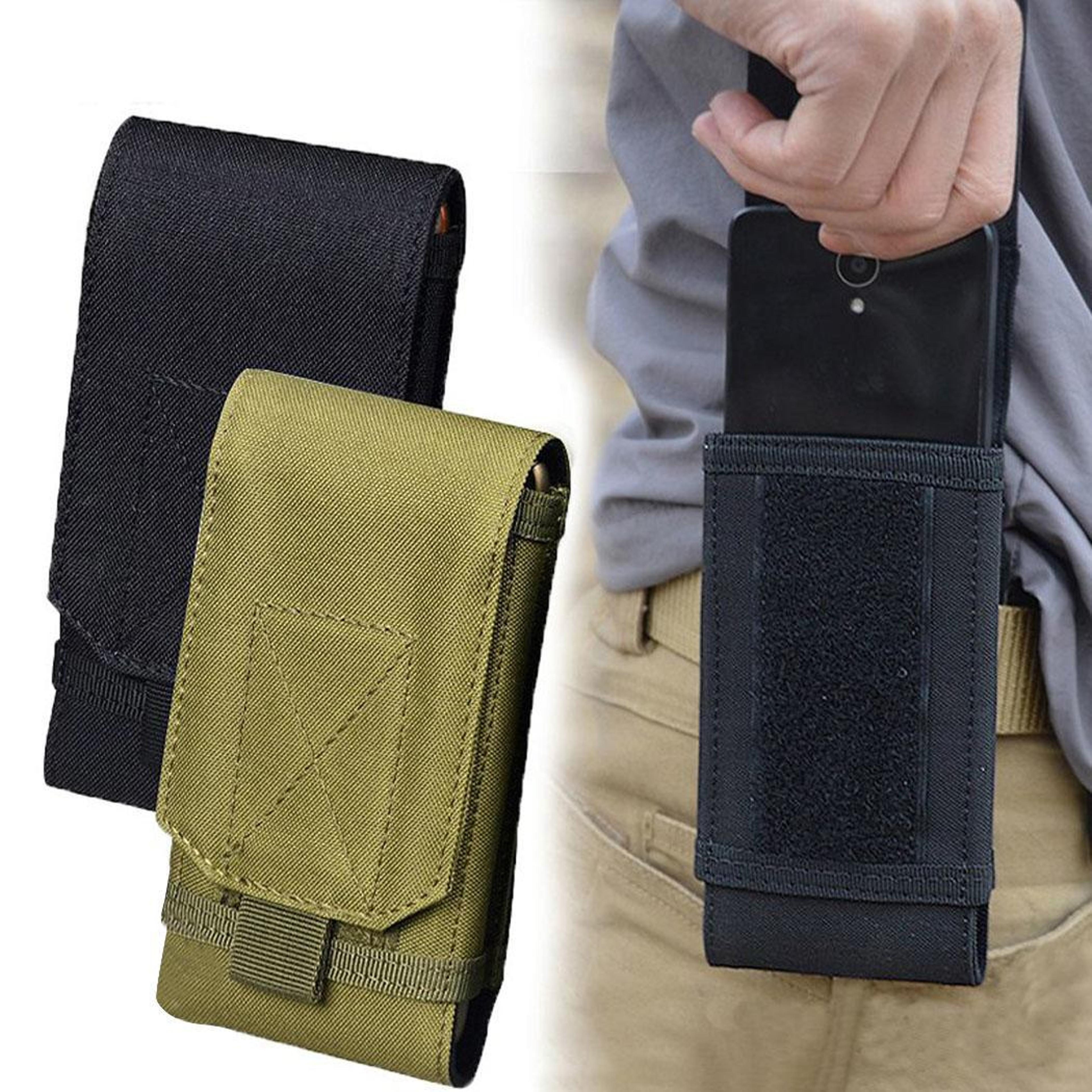 tactical camouflage waist bag waterproof phone holder utility pouch for outdoor adventures