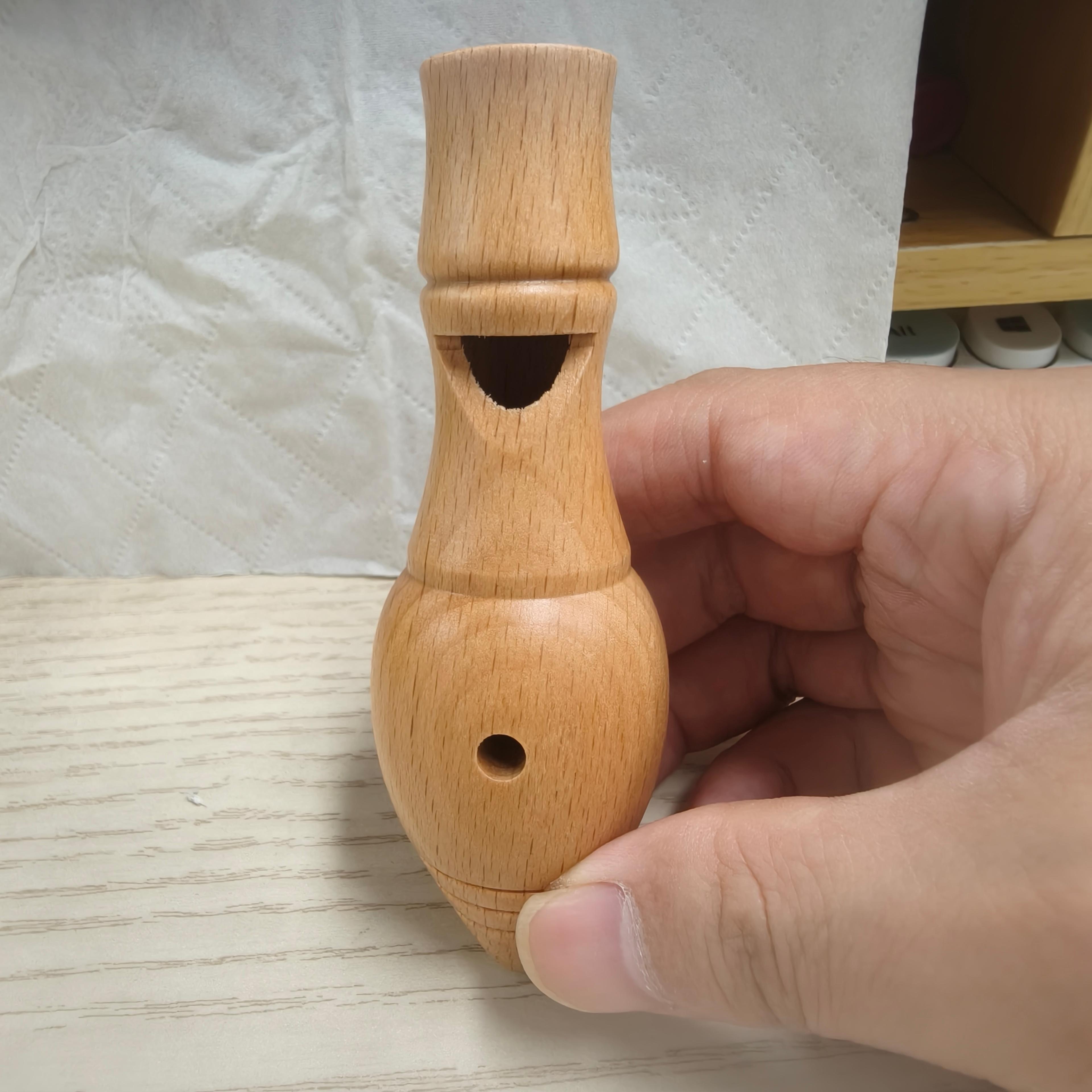 bird hunting whistle realistic beech wood call for outdoor hunting