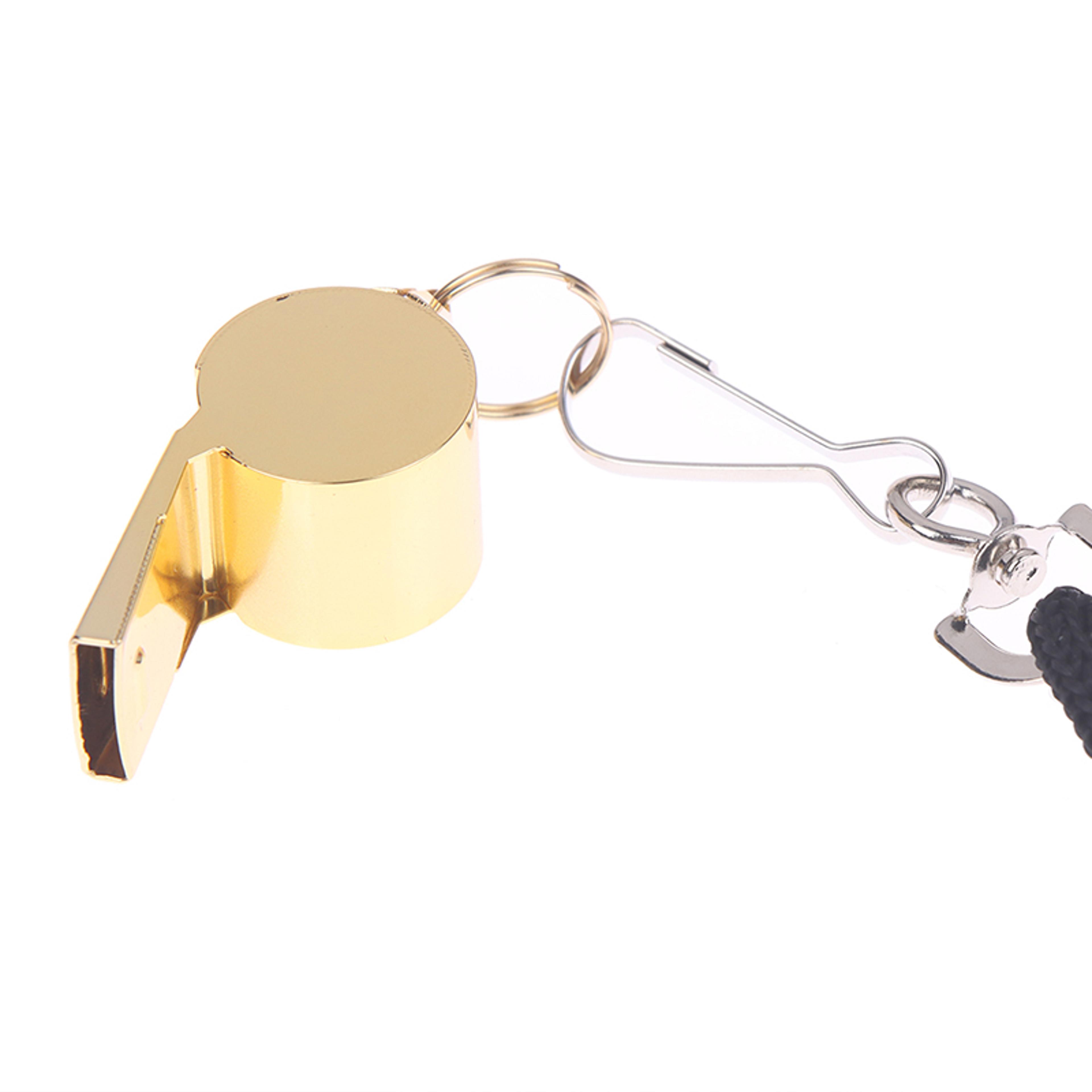 professional sports referee whistle with rope ideal for football, basketball & outdoor activities
