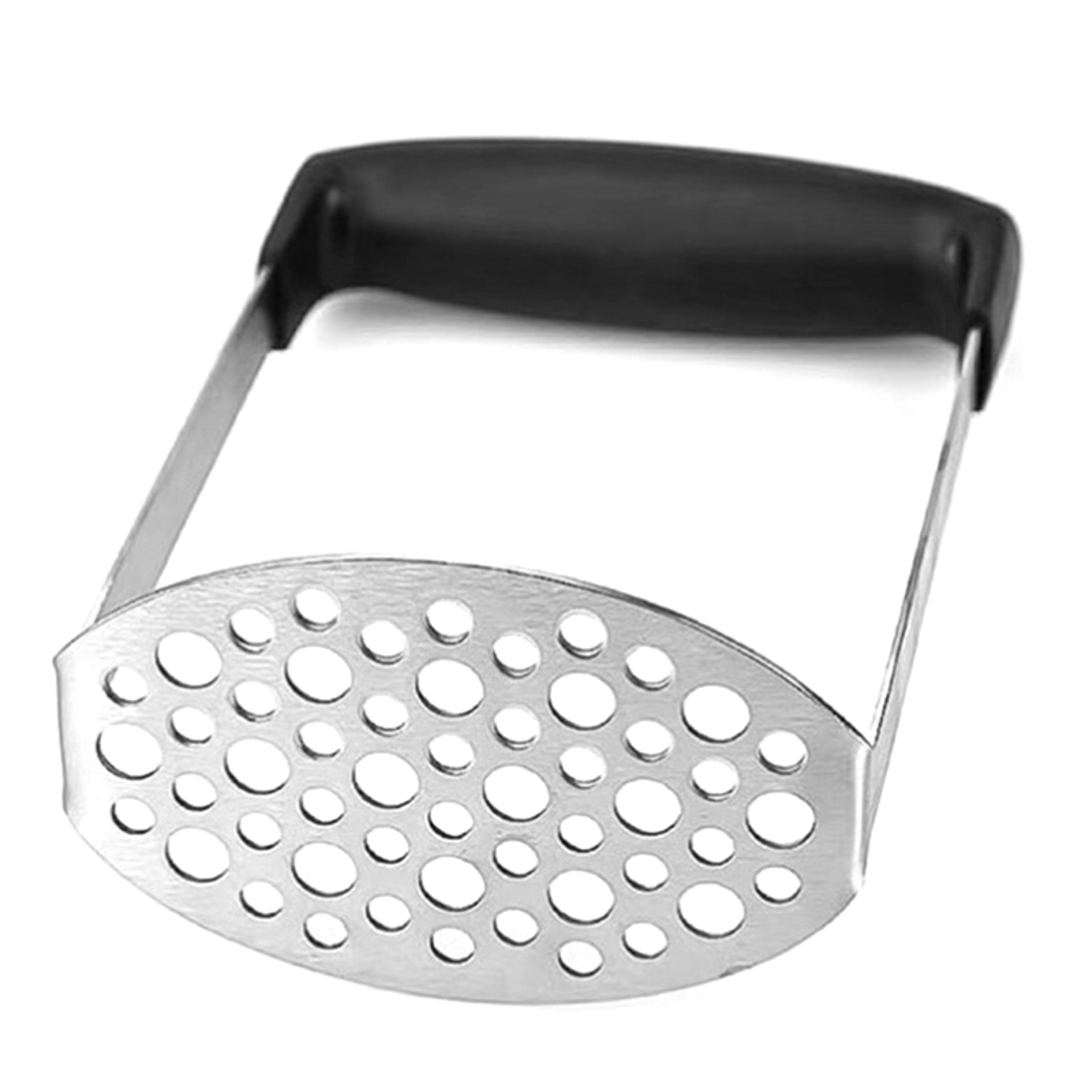stainless steel potato masher and ricer smooth mashed potatoes and fruit puree maker