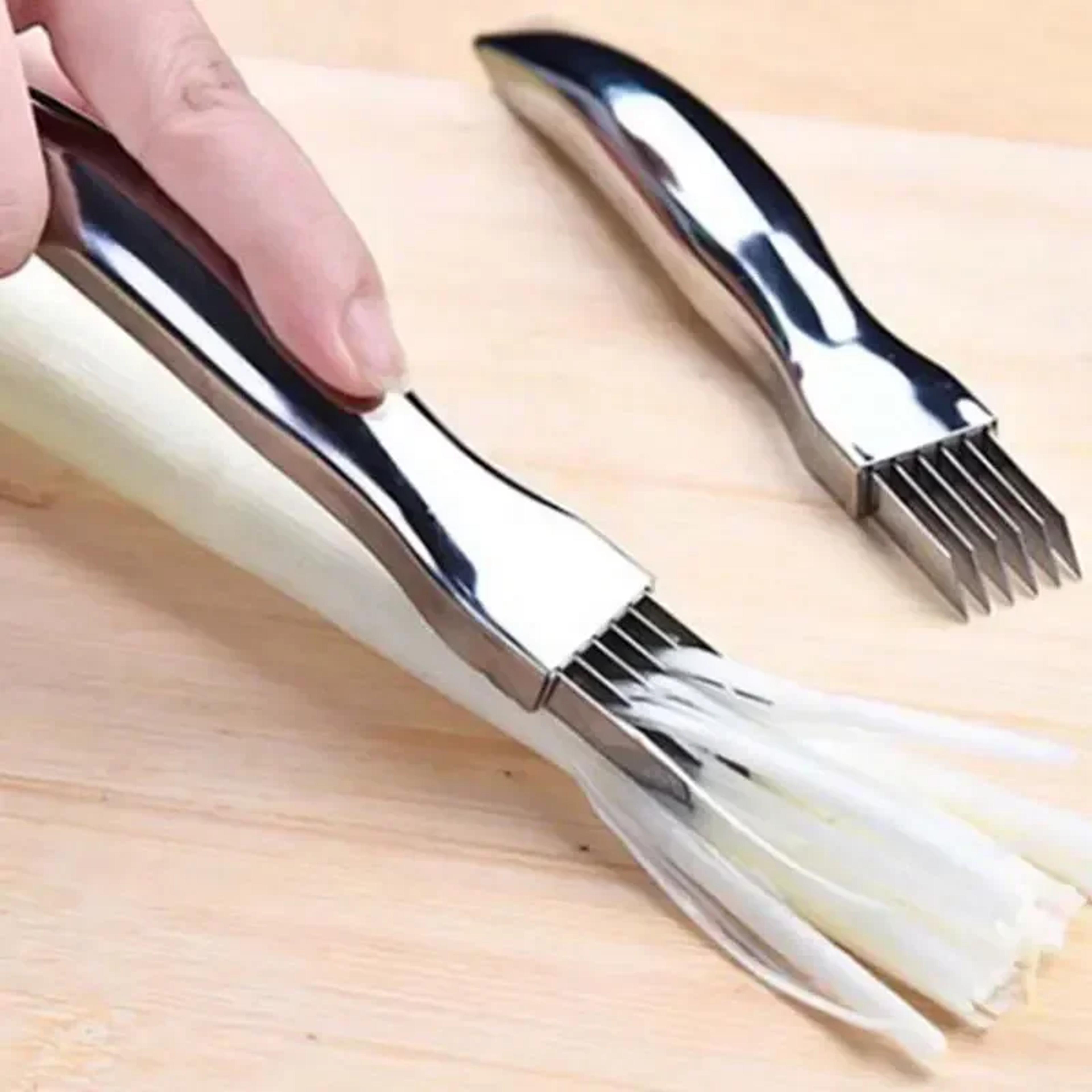 stainless steel scallion cutter & vegetable slicer multi-functional kitchen shredder