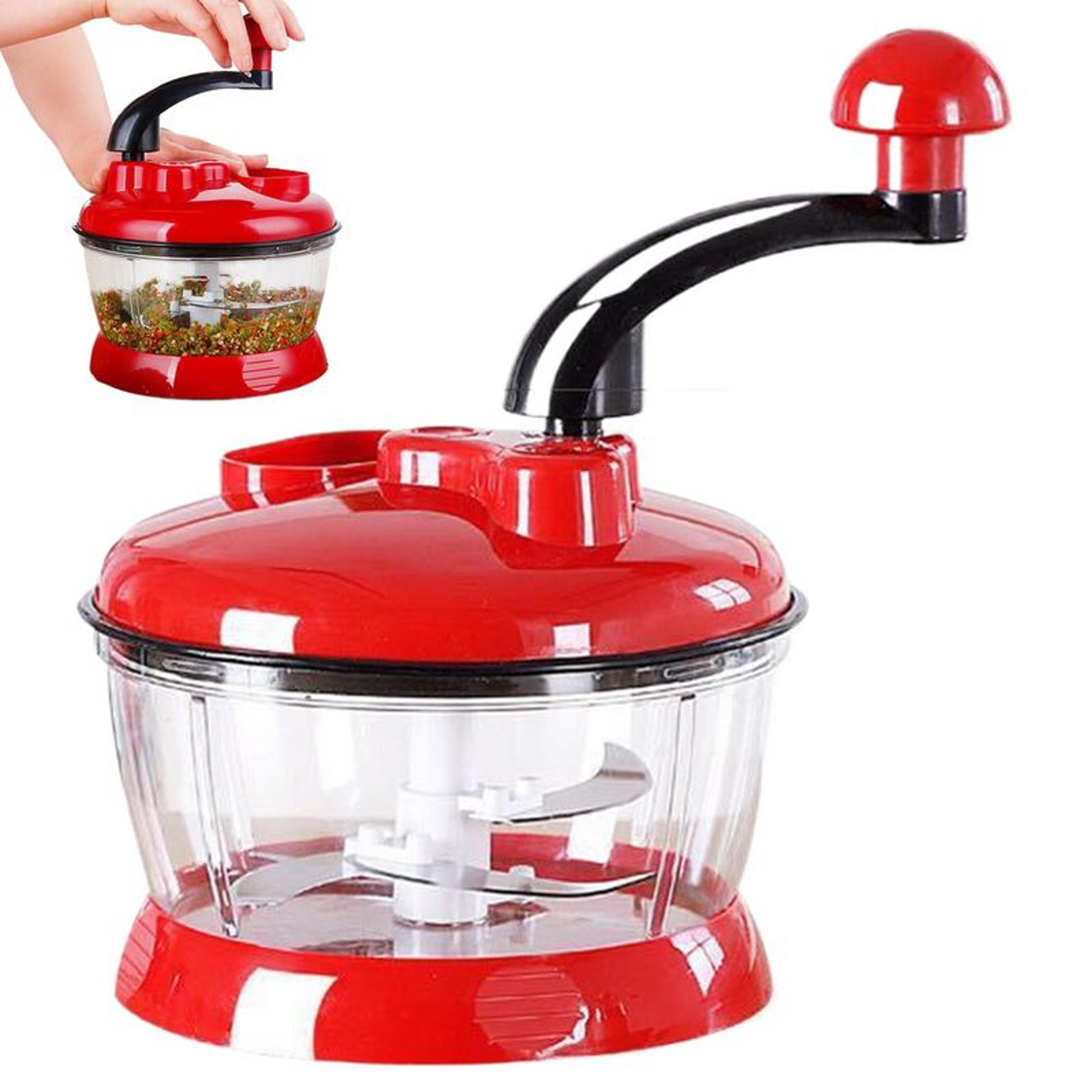 large capacity manual vegetable chopper hand food chopper with garlic and onion cutter