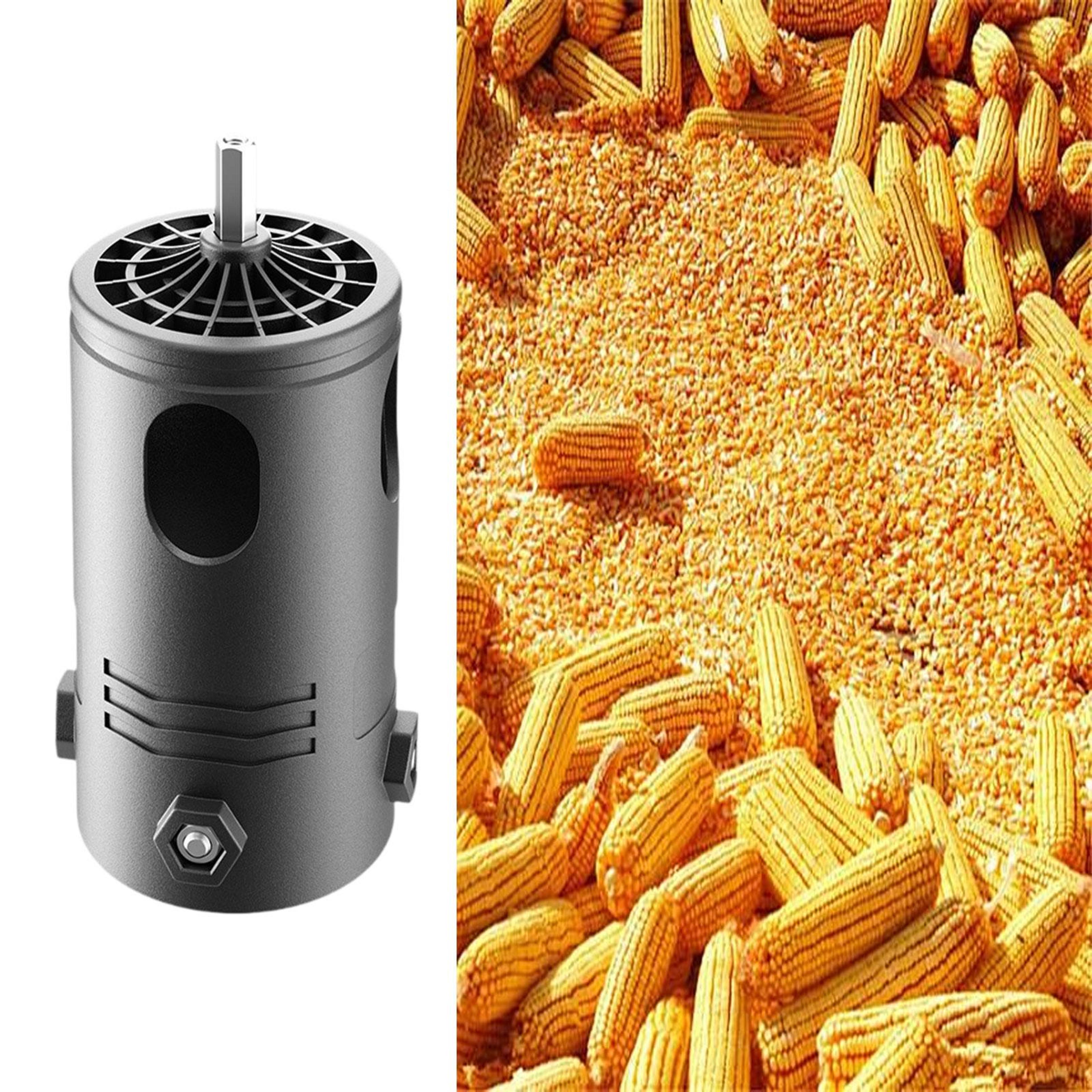 high-speed corn sheller drill attachment for easy kernel removal