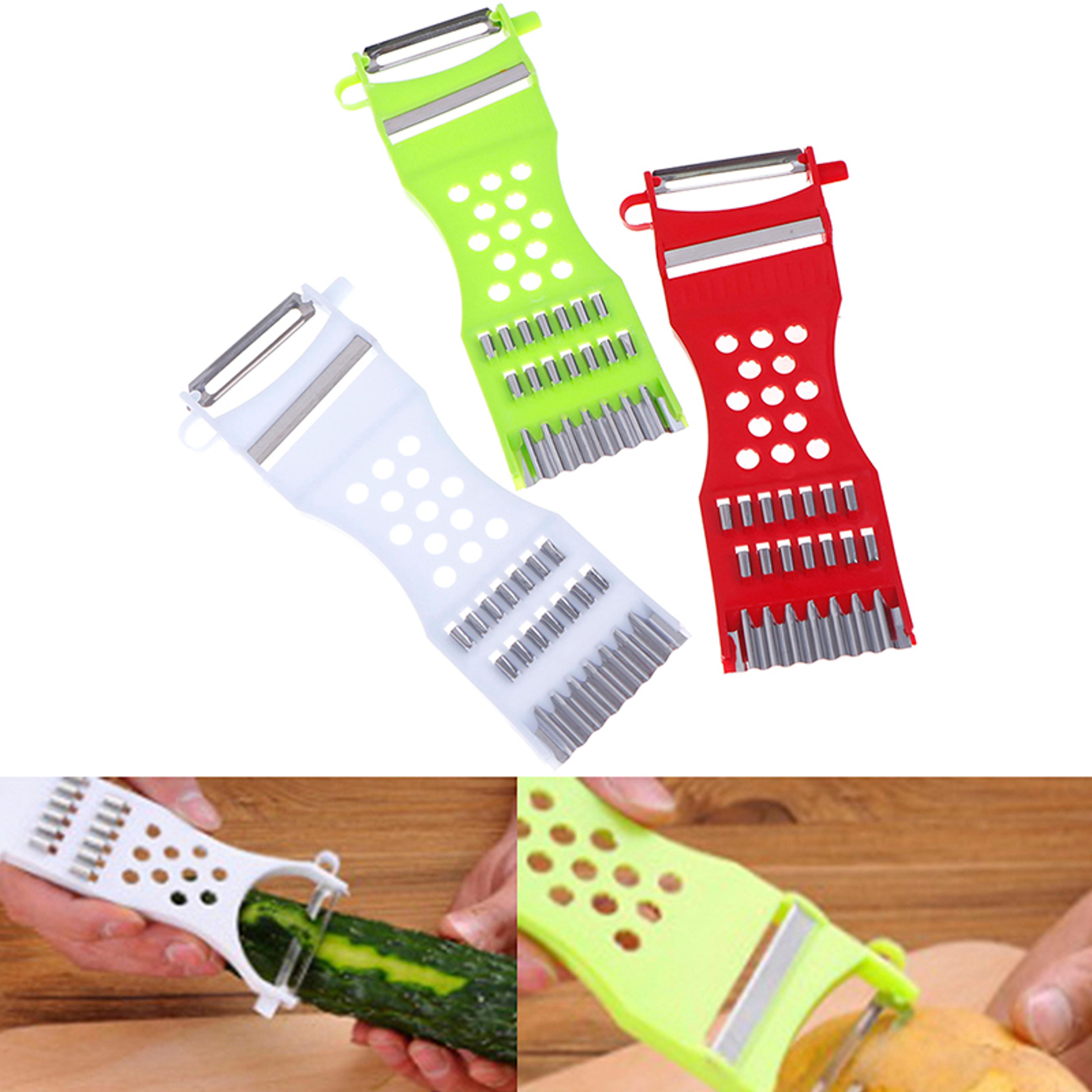 multi-function vegetable peeler and fruit cutter kitchen gadget