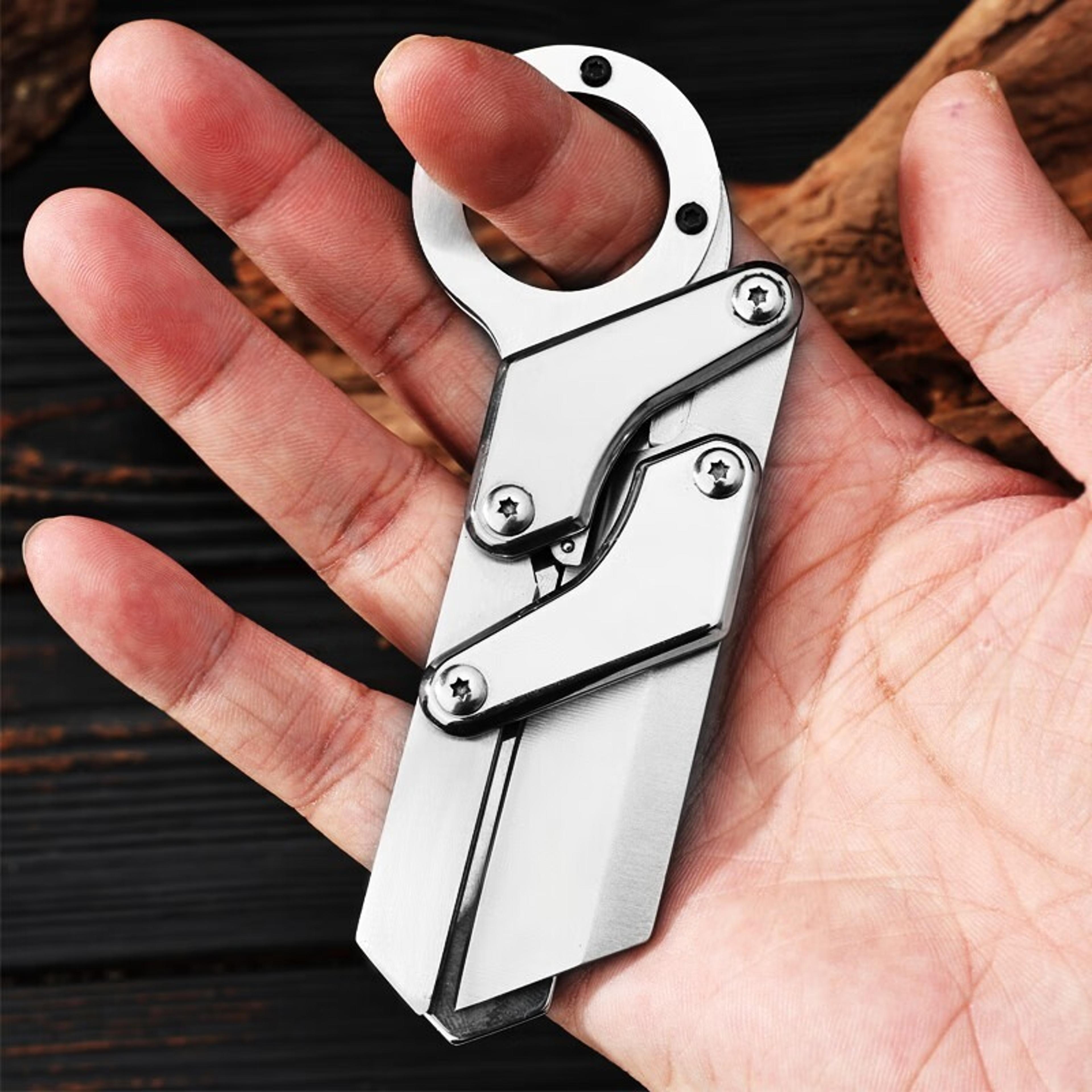 premium mechanical folding knife durable, high hardness, and multifunctional outdoor utility knife