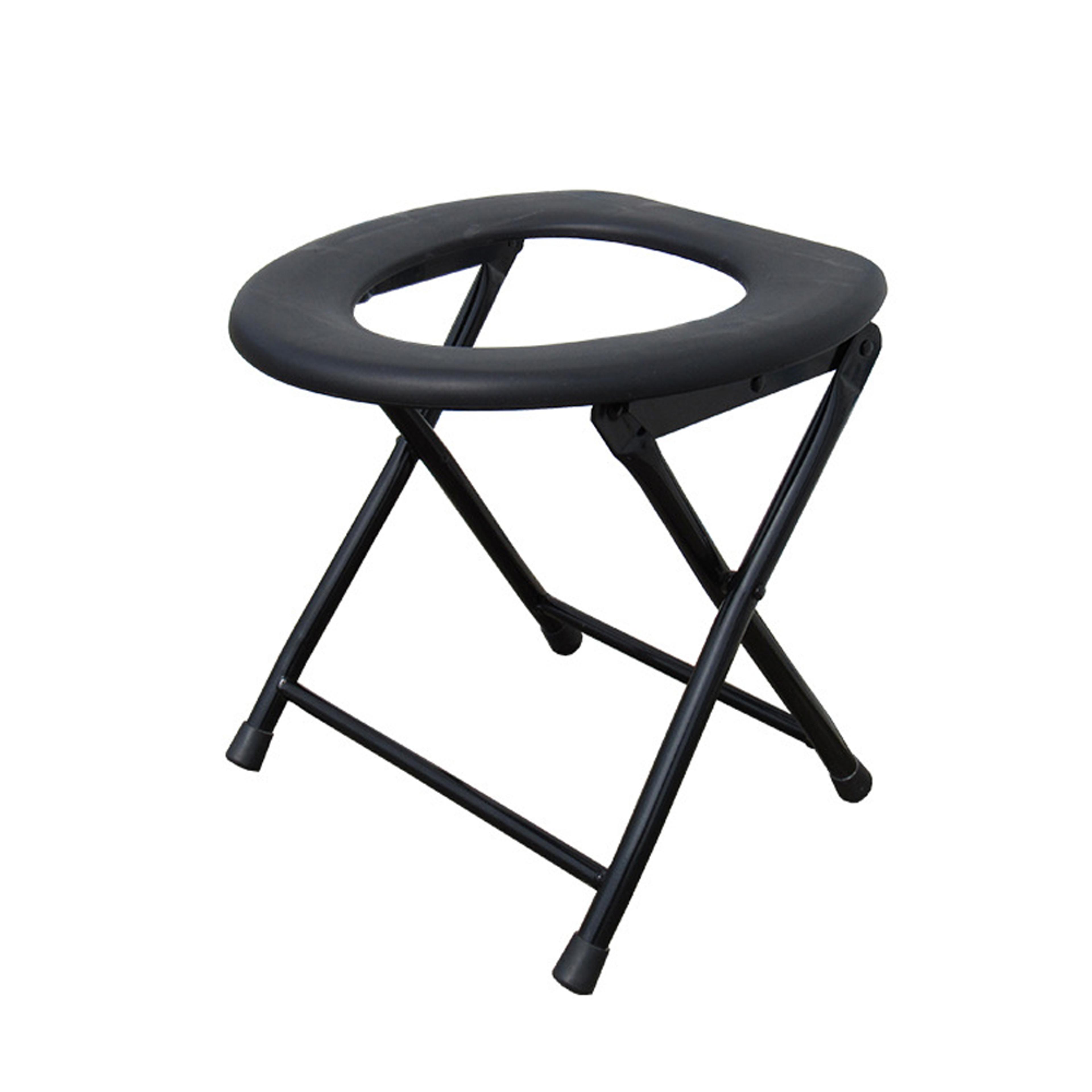 heavy-duty folding toilet seat for travel and camping anti-slip, portable, and durable for adults