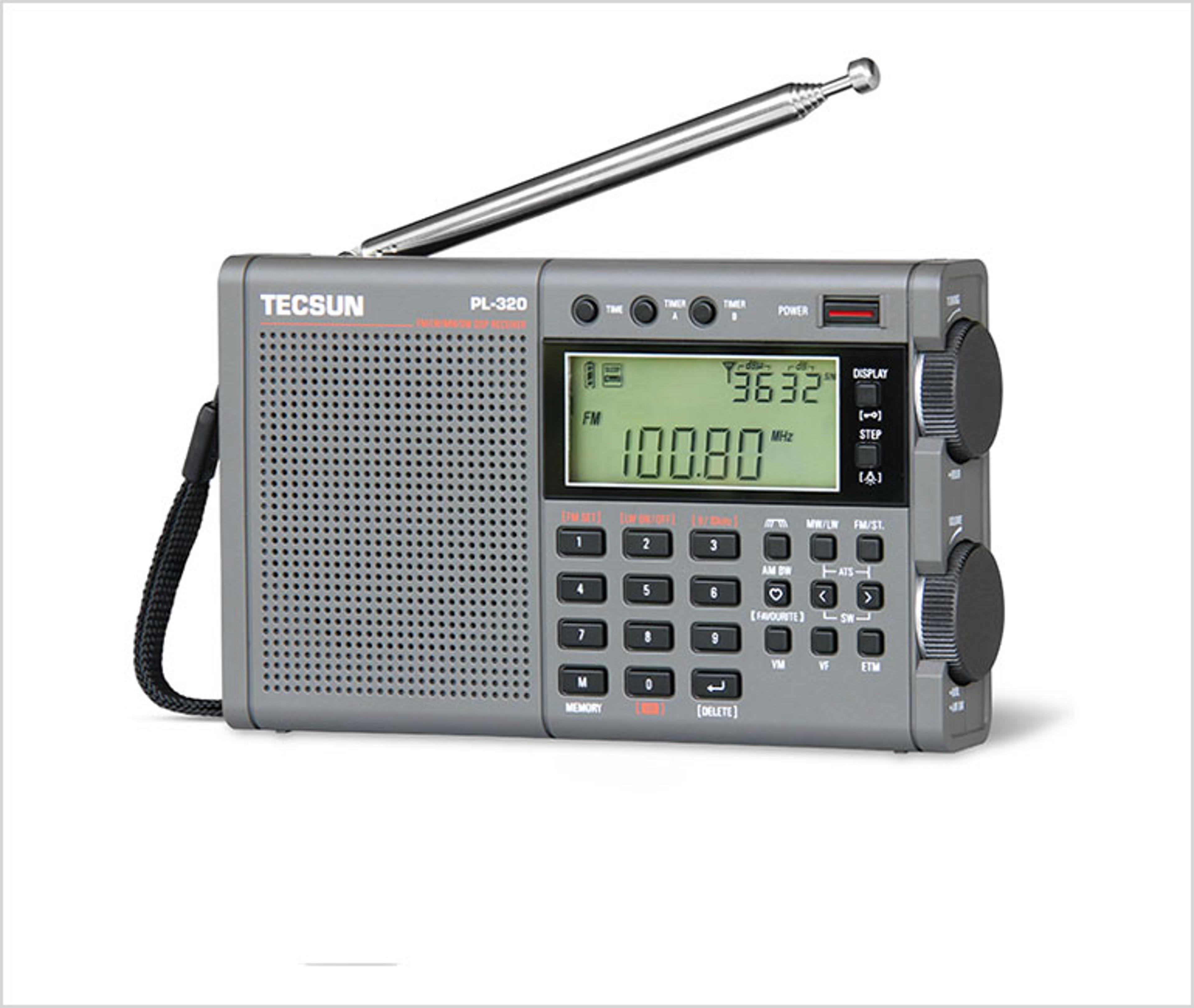 portable fm radio with tuning lcd display pocket radio