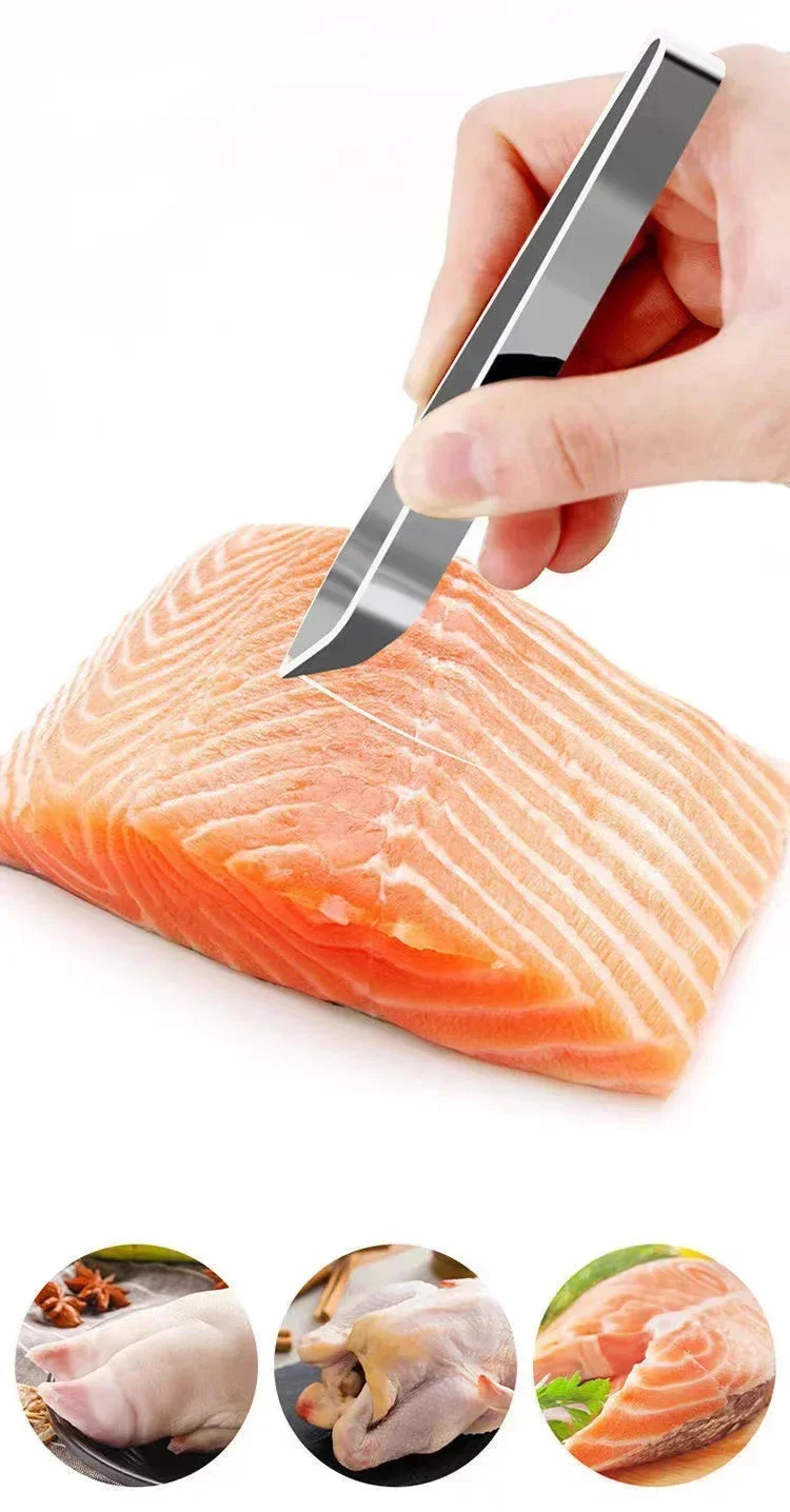 stainless steel fish bone tweezers precision fish bone remover tool