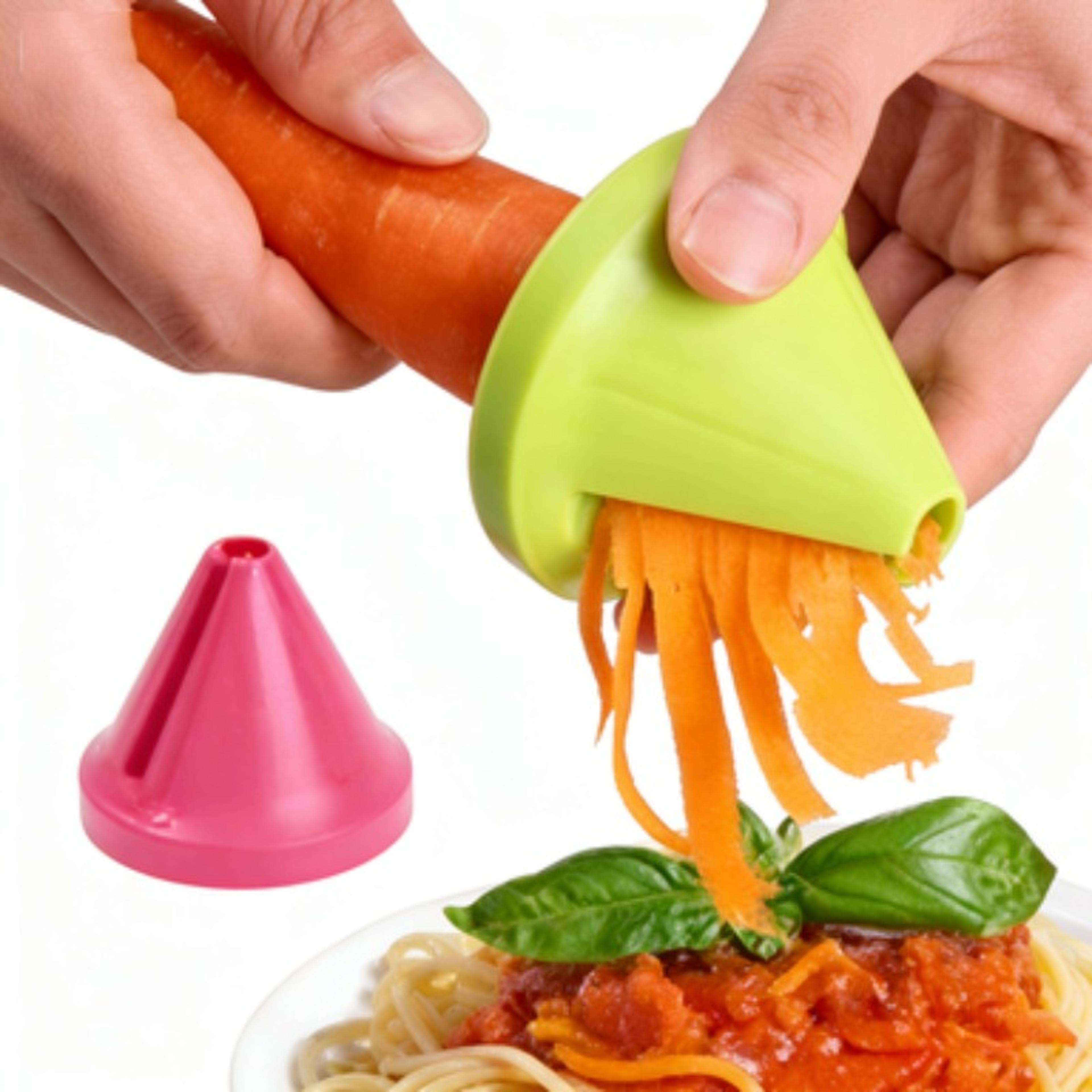 handheld spiralizer vegetable spiral slicer for carrot, cucumber and zucchini